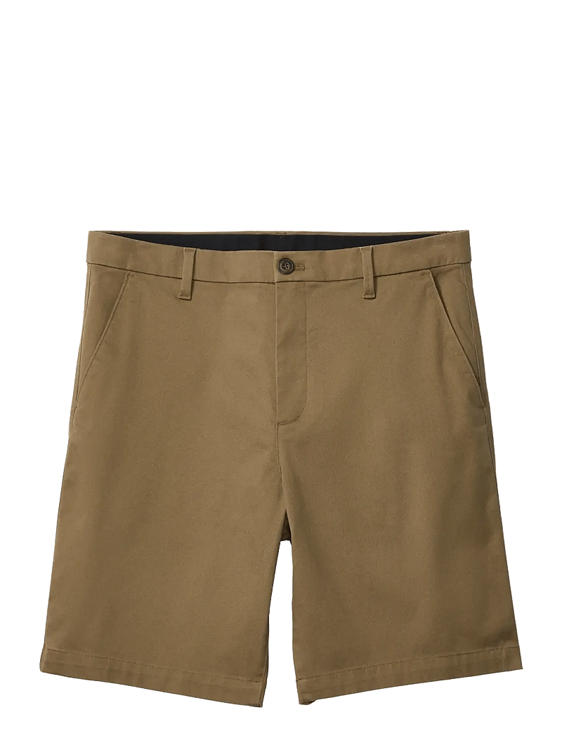 Calvin Klein - 9 IN STRAIGHT REFINED CTTN STRET - chinos shorts - capers - 1