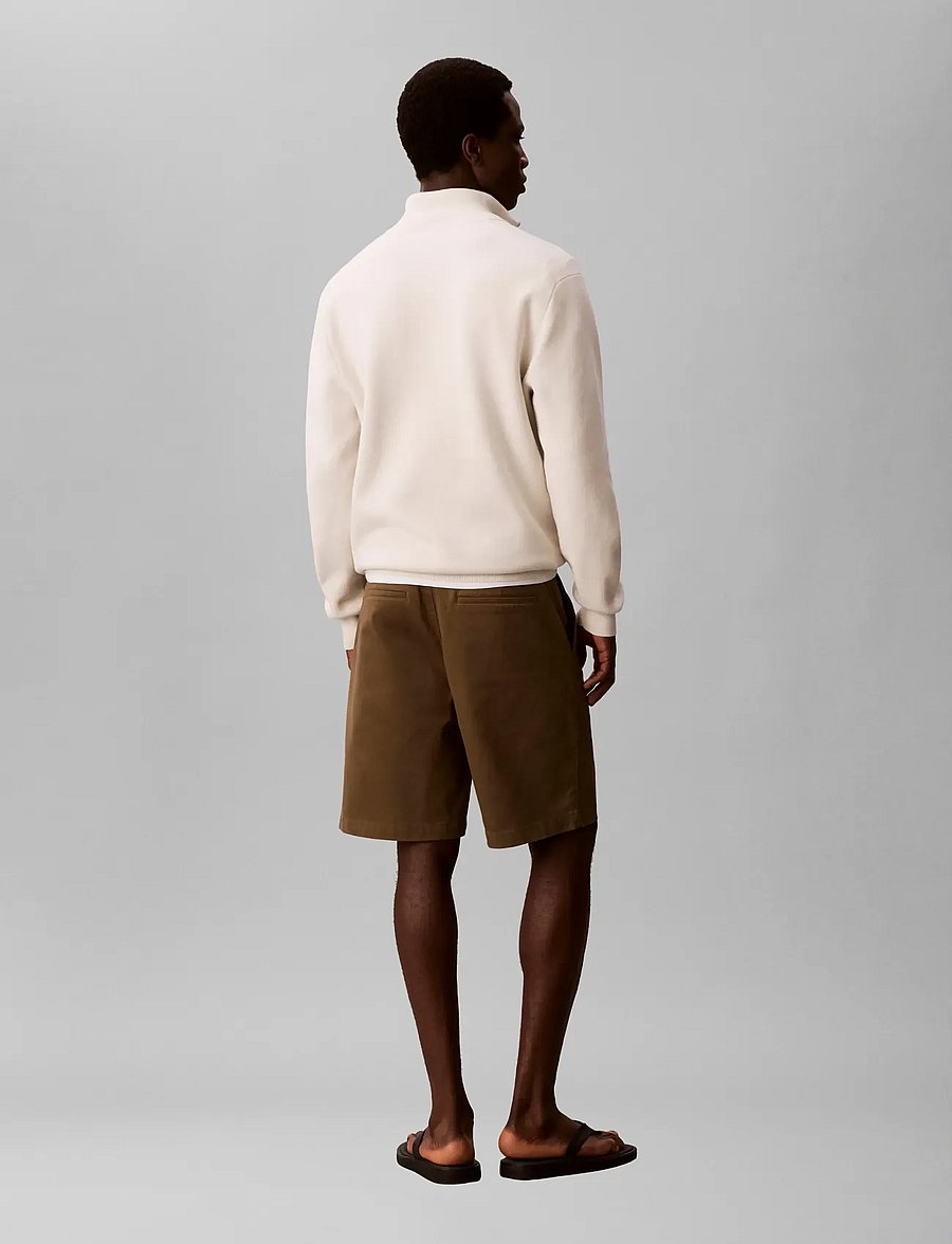 Calvin Klein - 9 IN STRAIGHT REFINED CTTN STRET - chinos shorts - capers - 2