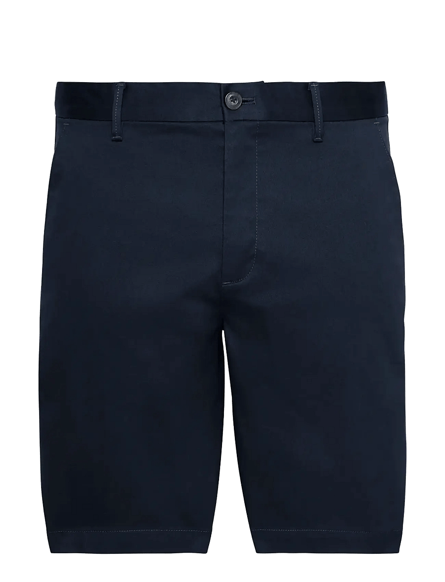 Calvin Klein - 9 IN STRAIGHT REFINED CTTN STRET - chinos shorts - dark sapphire - 1