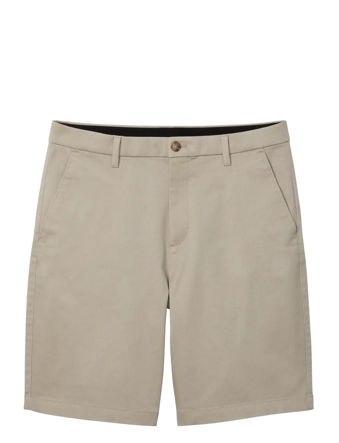 Calvin Klein 9 IN STRAIGHT REFINED CTTN STRET - Shorts - VINTAGE KHAKI / beige