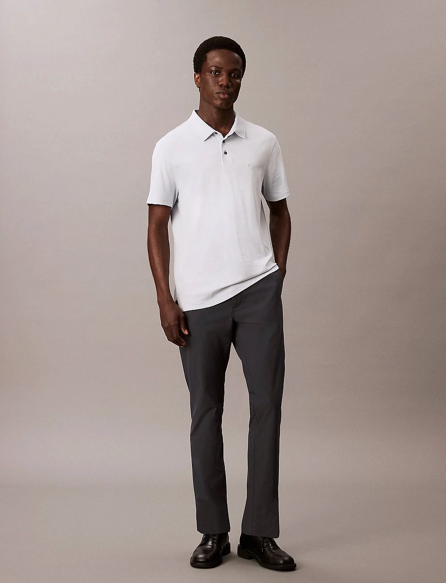 Calvin Klein - SLIM TECH STRETCH TROUSER - india ink - 0