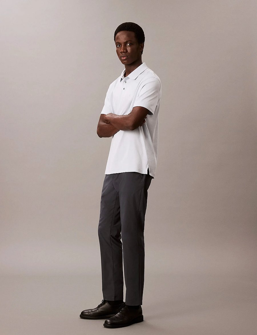 Calvin Klein - SLIM TECH STRETCH TROUSER - india ink - 3