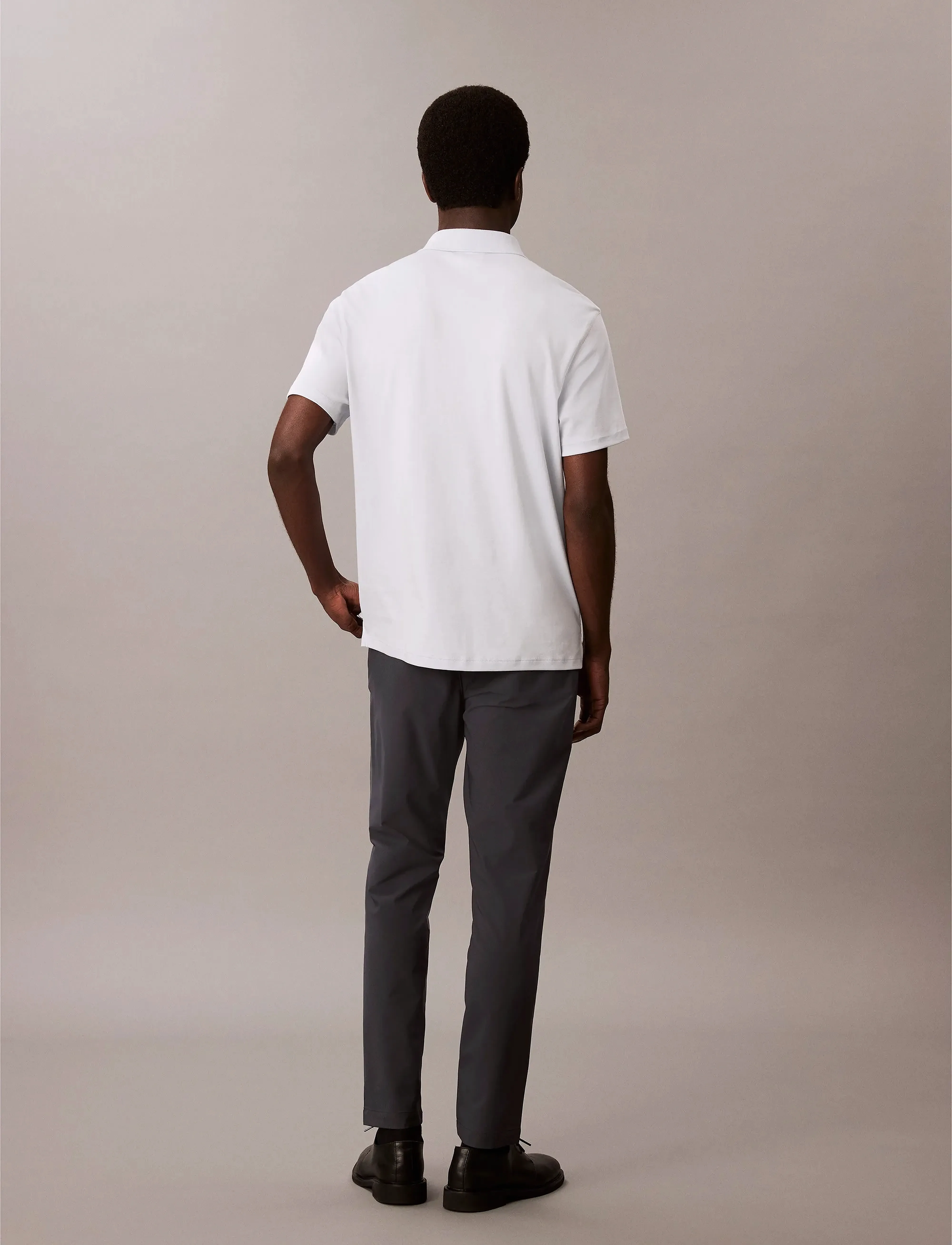 Calvin Klein - SLIM TECH STRETCH TROUSER - india ink - 5