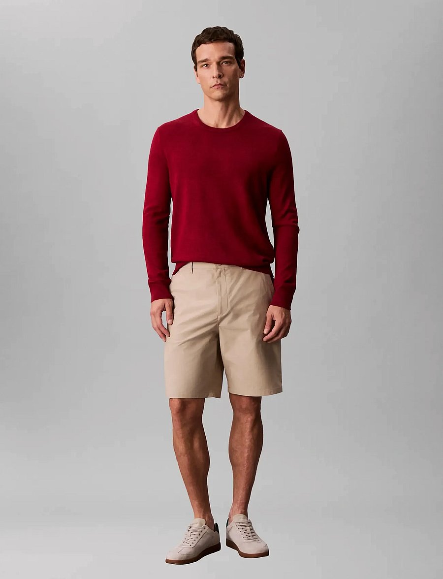 Calvin Klein - 9 IN STRAIGHT TECH STRETCH SHORT - casual shorts - plaza taupe - 0