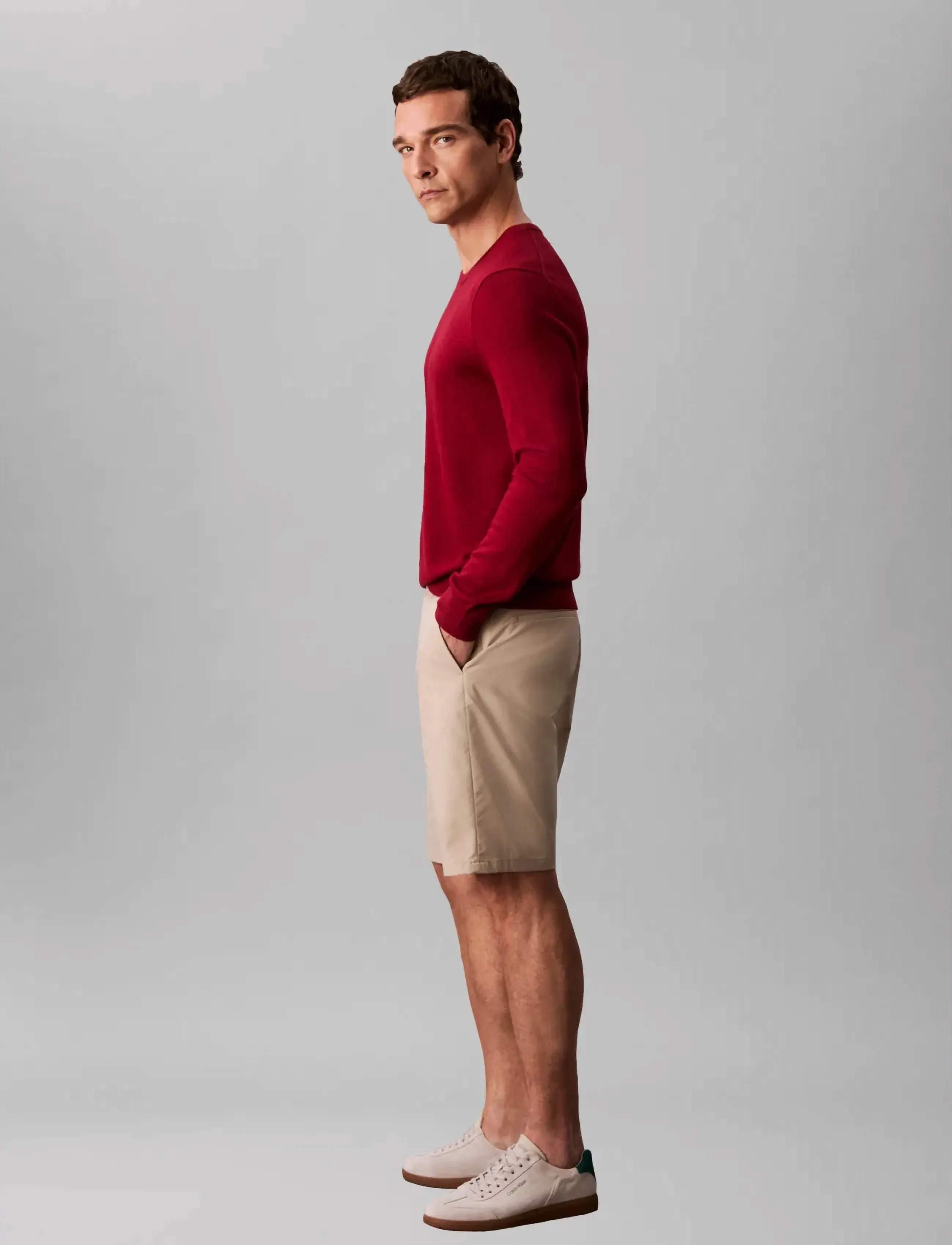 Calvin Klein - 9 IN STRAIGHT TECH STRETCH SHORT - casual shorts - plaza taupe - 5