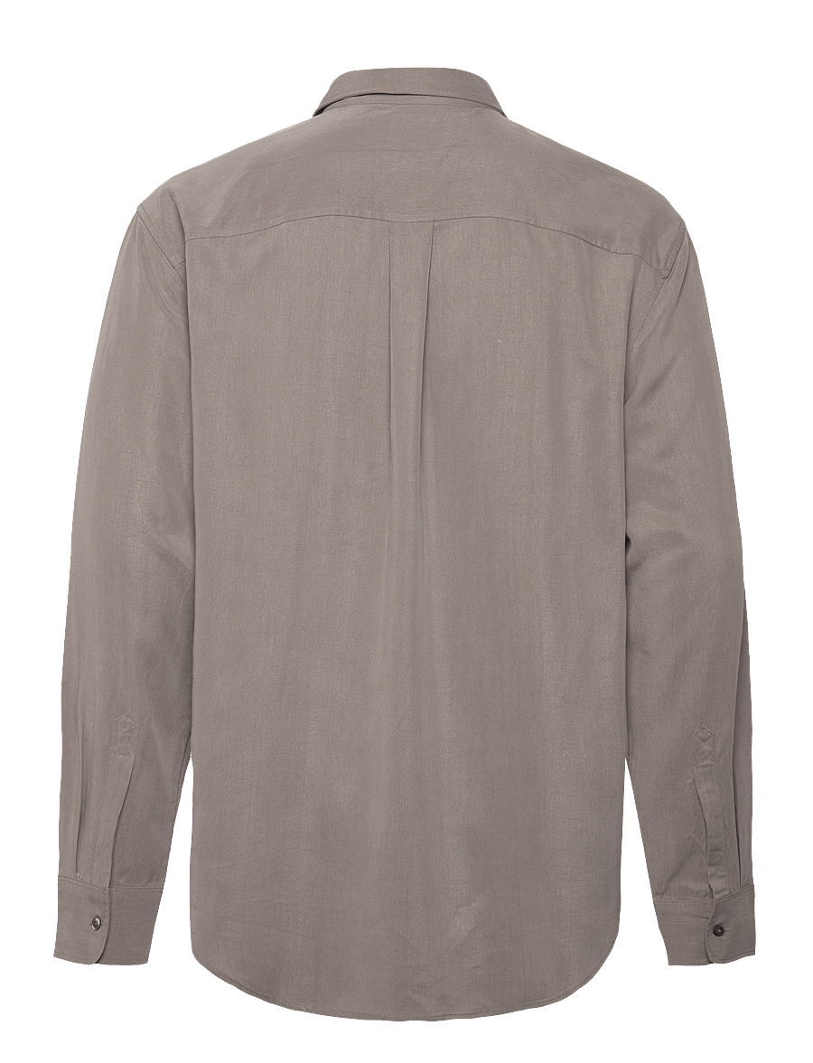 Calvin Klein - LS DRAPEY RELAXED SHIRT - chemises décontractées - steeple gray - 2