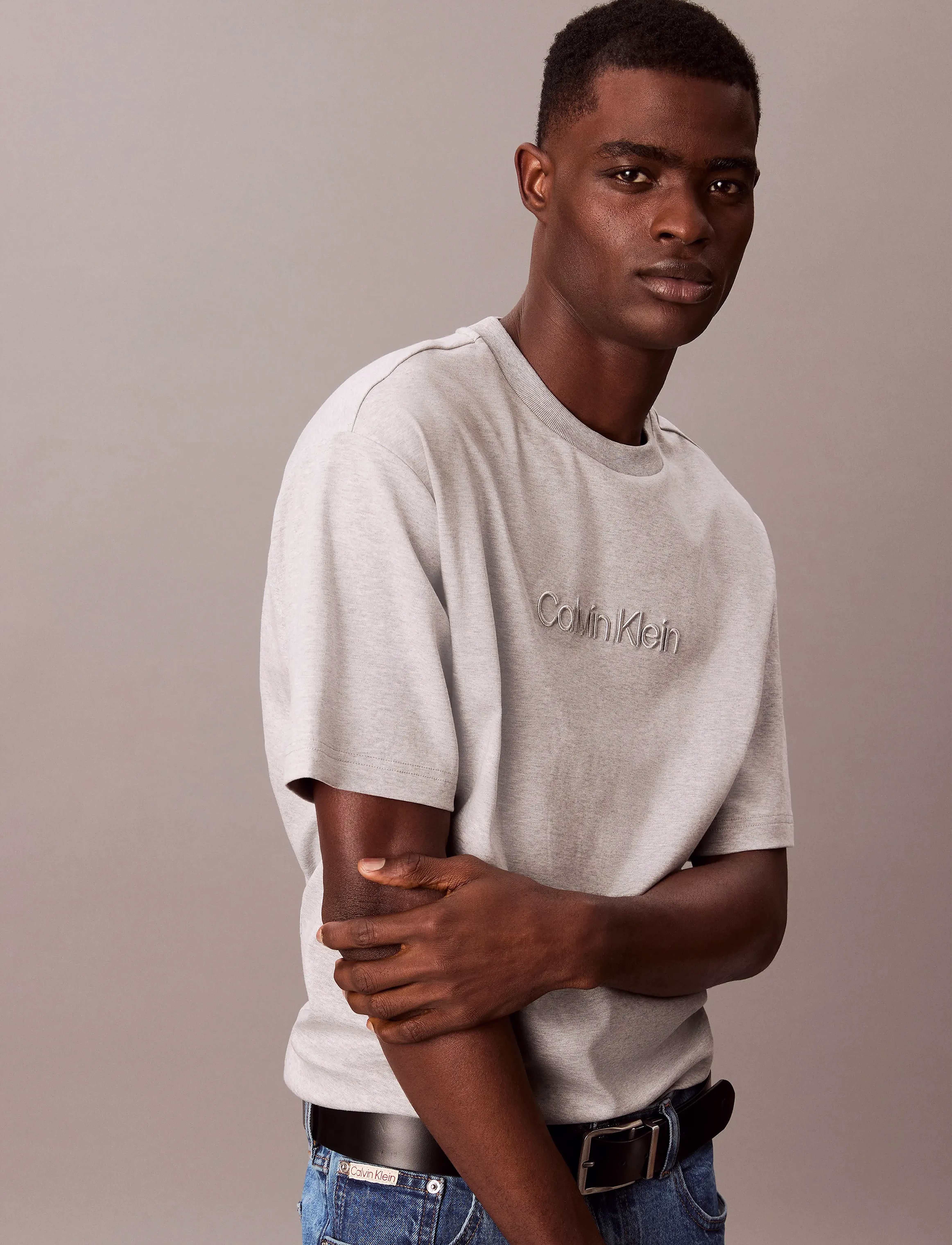 Calvin Klein A Rel Fashion Logo Tee t-shirts herr – bild 5