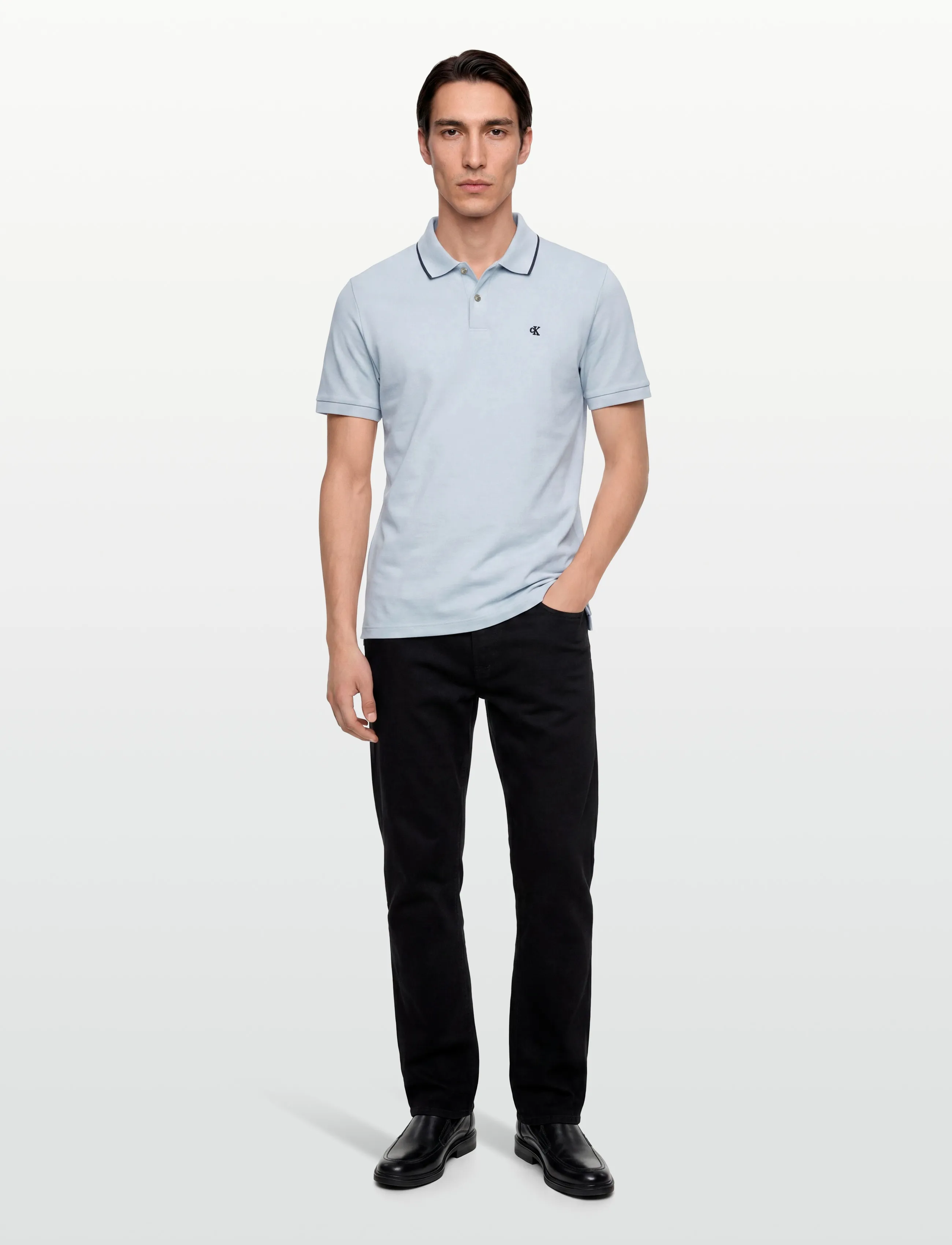 Ss Refined Pique Tipped Classic
