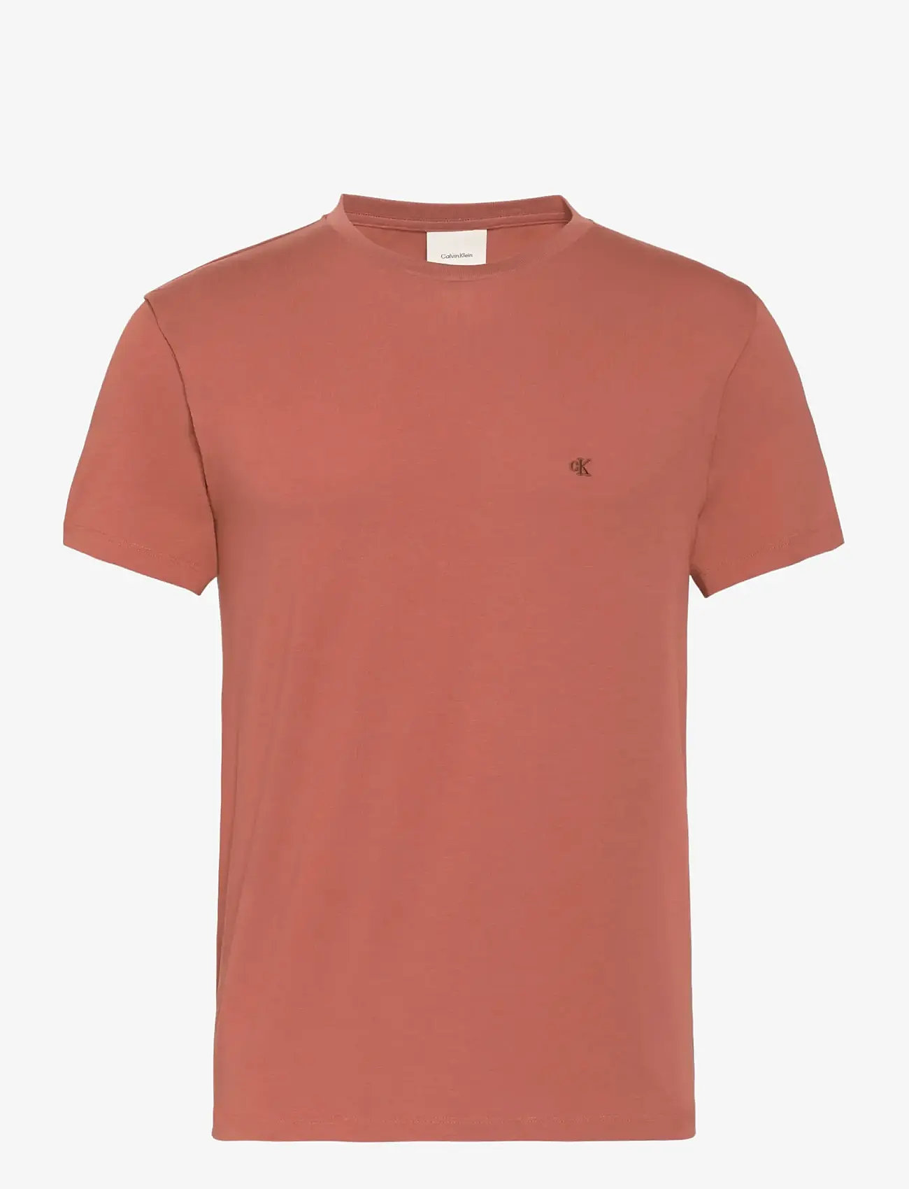 Calvin Klein - SS SLIM STRETCH COTTON CREWNK TE - kortærmede t-shirts - faded flower - 1