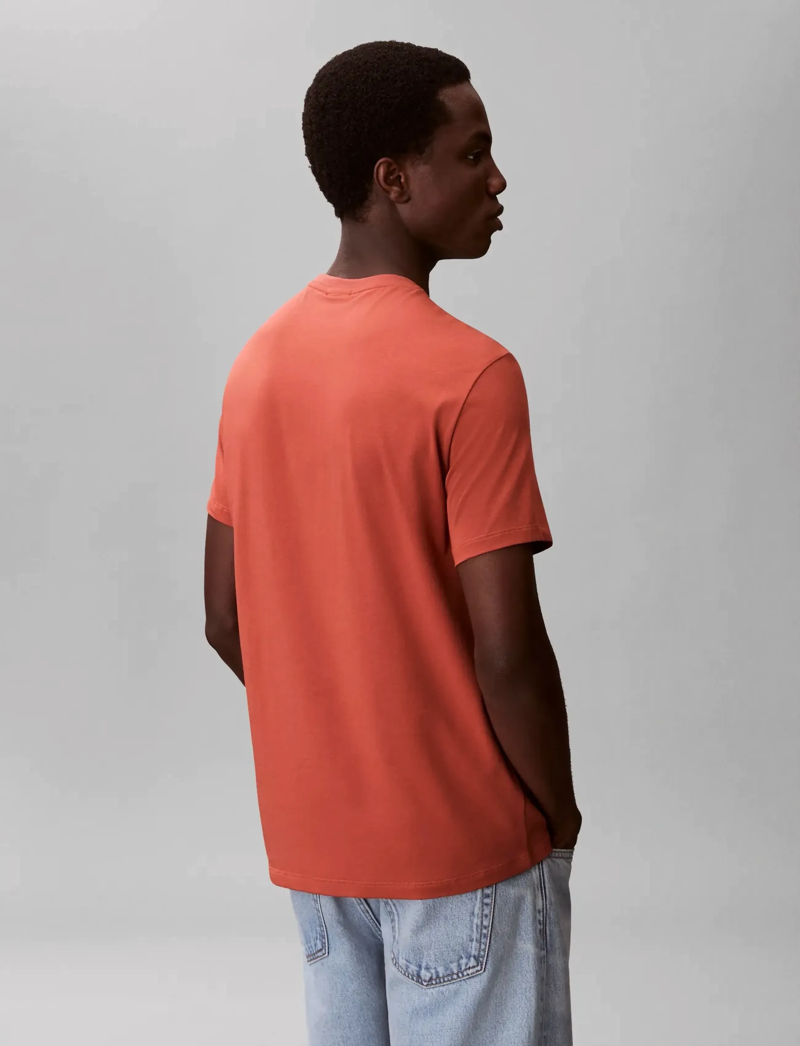 Calvin Klein - SS SLIM STRETCH MONOGRAM TEE - lühikeste varrukatega t-särgid - faded flower - 2