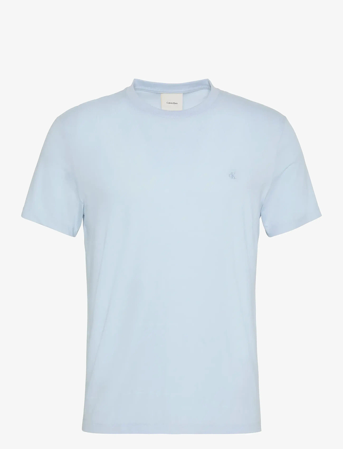 Calvin Klein - SS SLIM STRETCH COTTON CREWNK TE - lühikeste varrukatega t-särgid - plein air - 0
