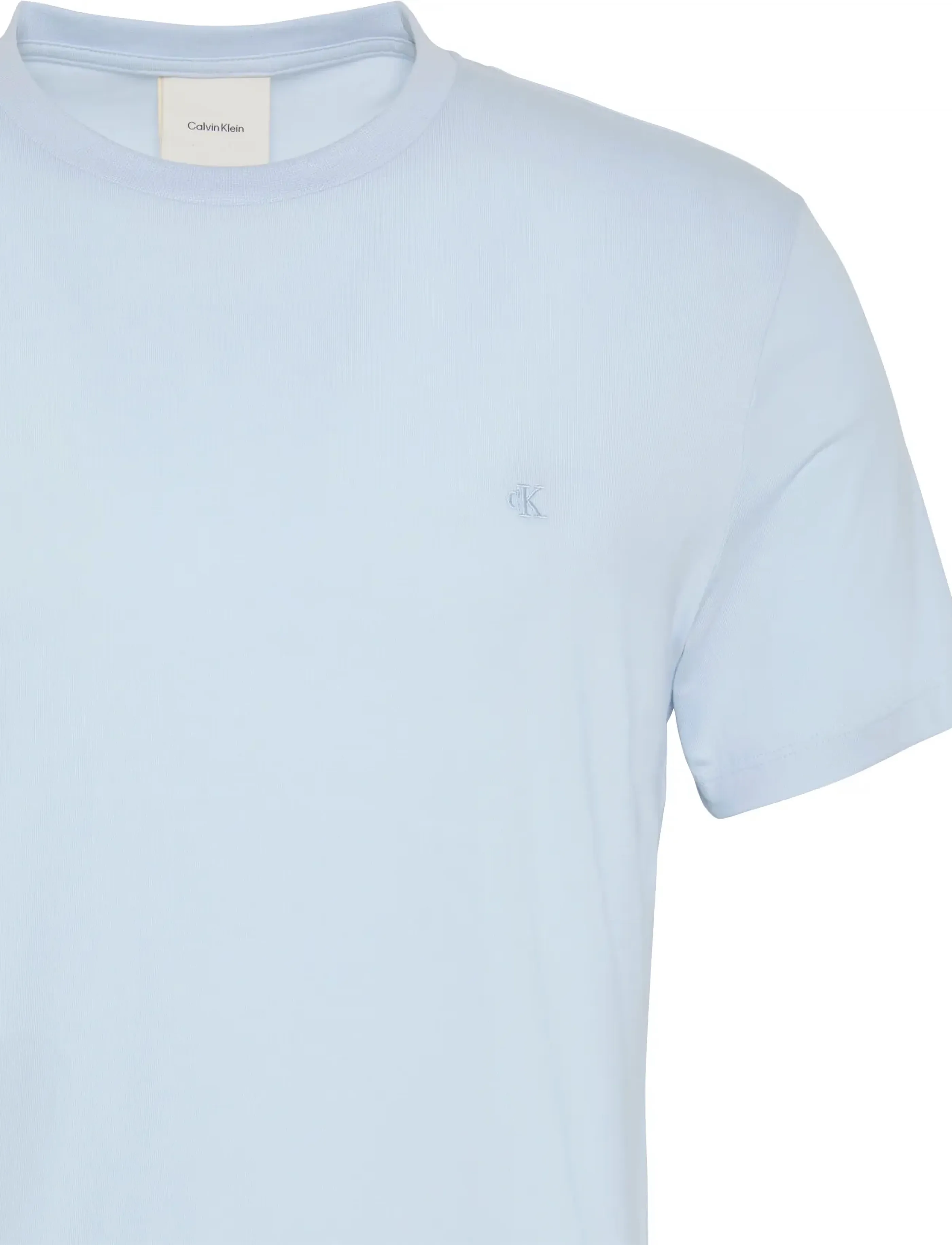 Calvin Klein - SS SLIM STRETCH COTTON CREWNK TE - short-sleeved t-shirts - plein air - 2