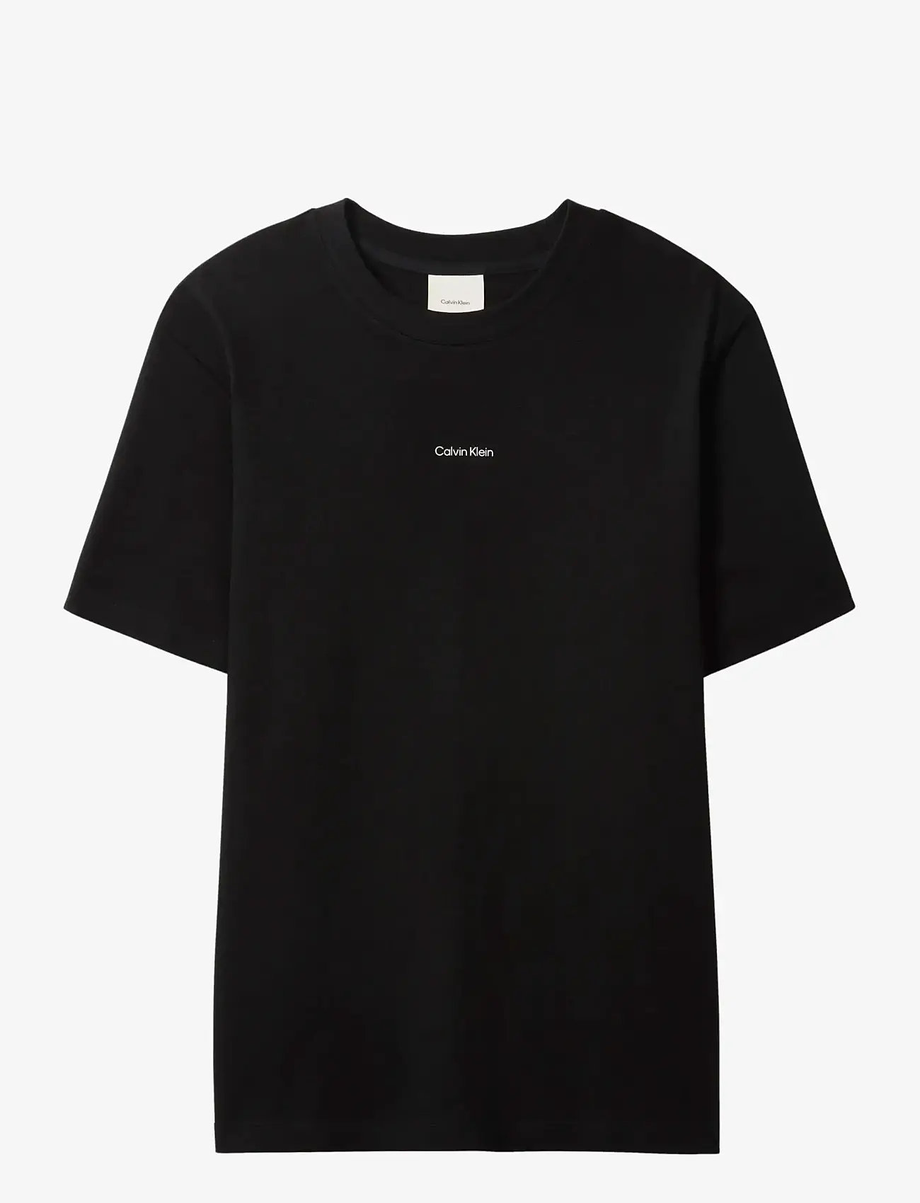 Calvin Klein - SS STRETCH COTTON PIQUE NANO TEE - lühikeste varrukatega t-särgid - black - 0