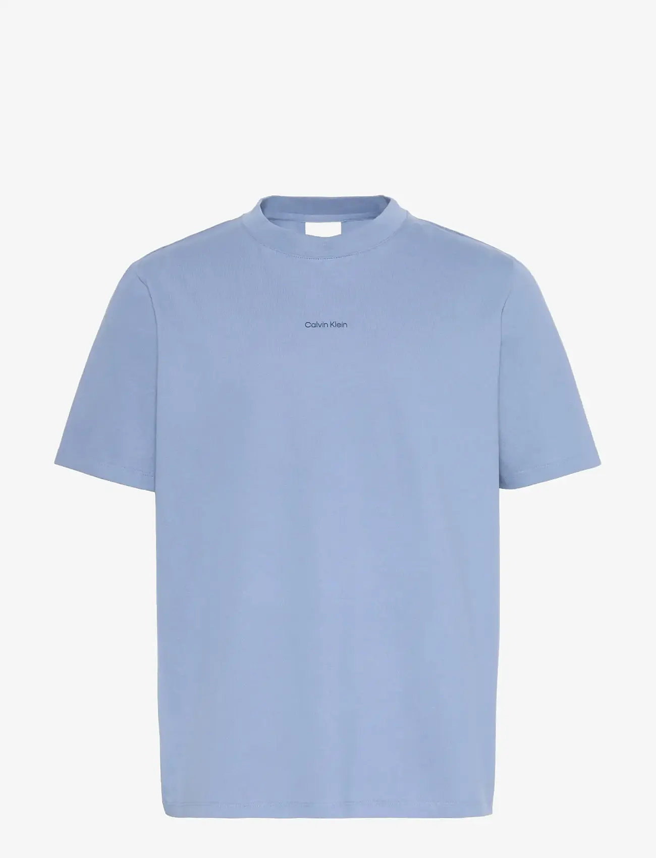 Calvin Klein - SS STRETCH COTTON PIQUE NANO TEE - short-sleeved t-shirts - dusty sailor blue - 1