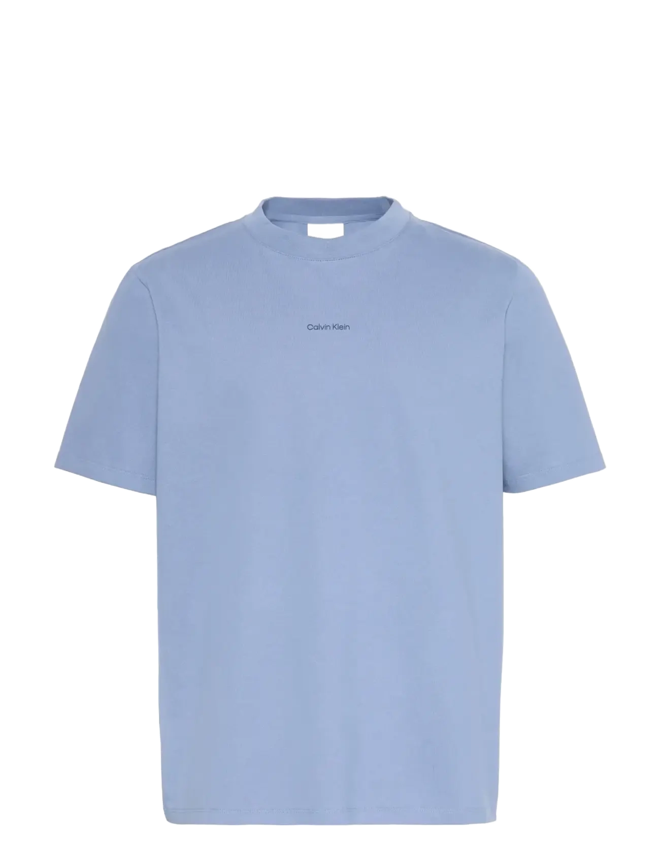 Calvin Klein SS STRETCH COTTON PIQUE NANO TEE - T-särgid - DUSTY SAILOR BLUE / blue