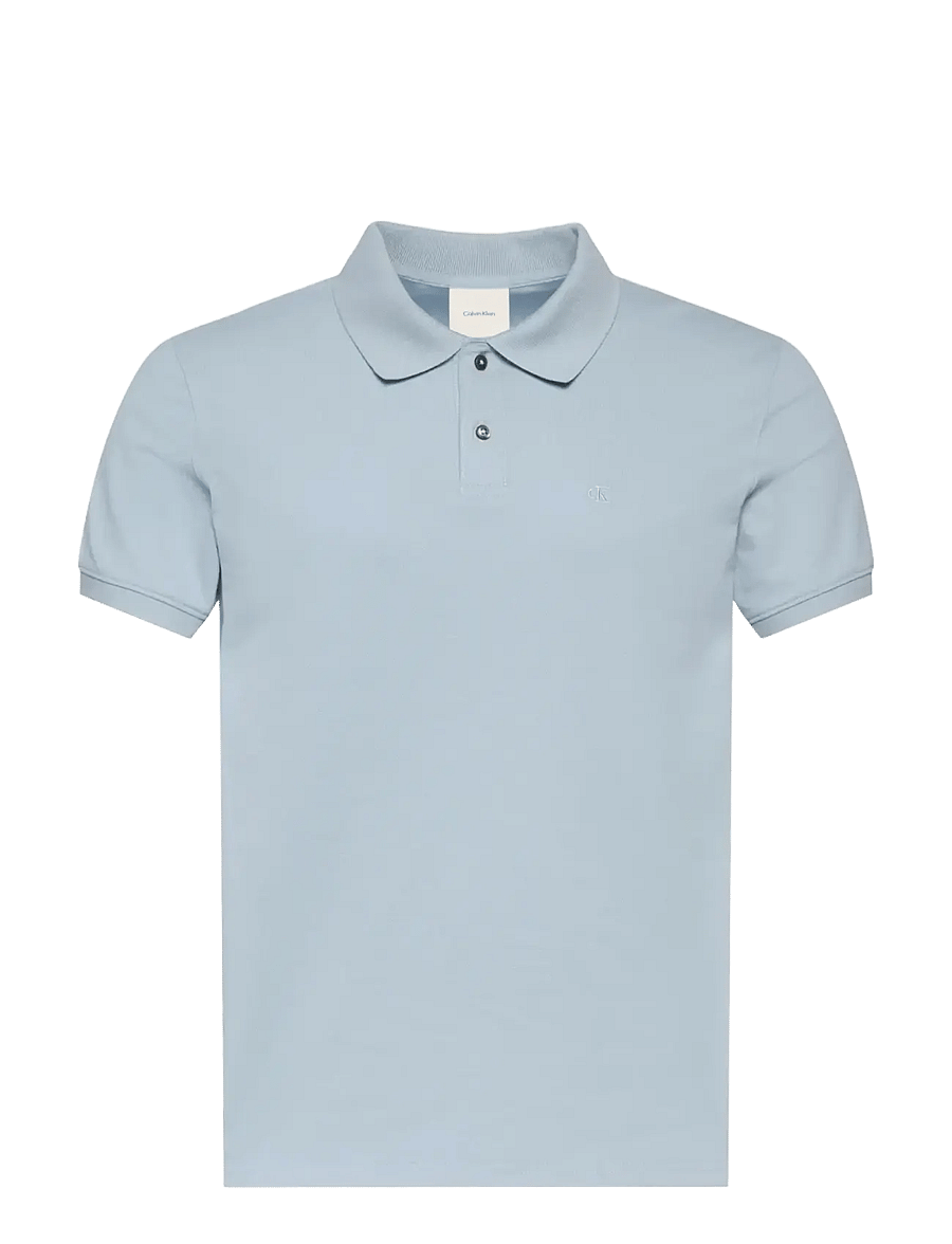 Calvin Klein - SS SLIM REFINED PIQUE POLO - kurzärmelig - plein air - 1