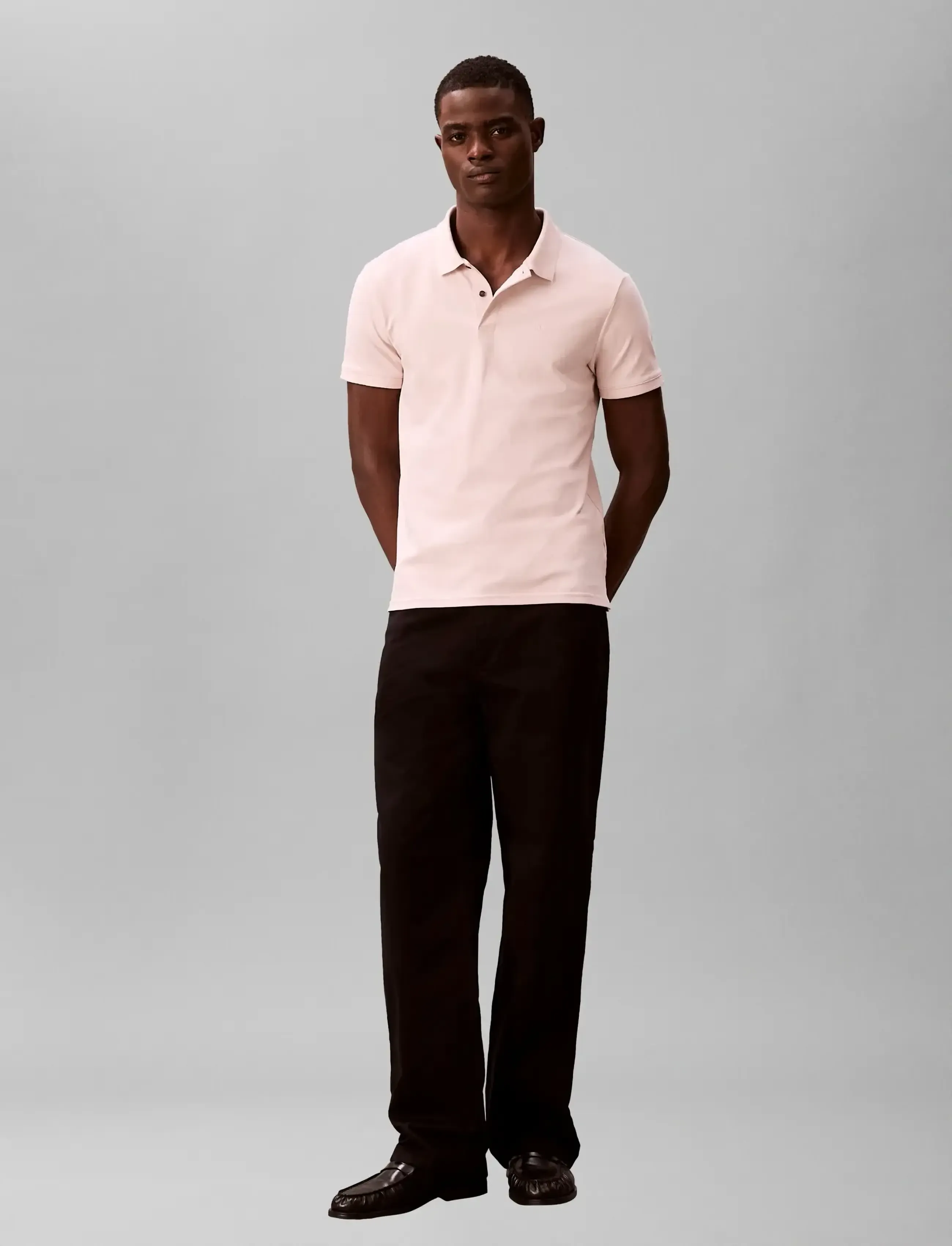Ss Slim Refined Pique Polo