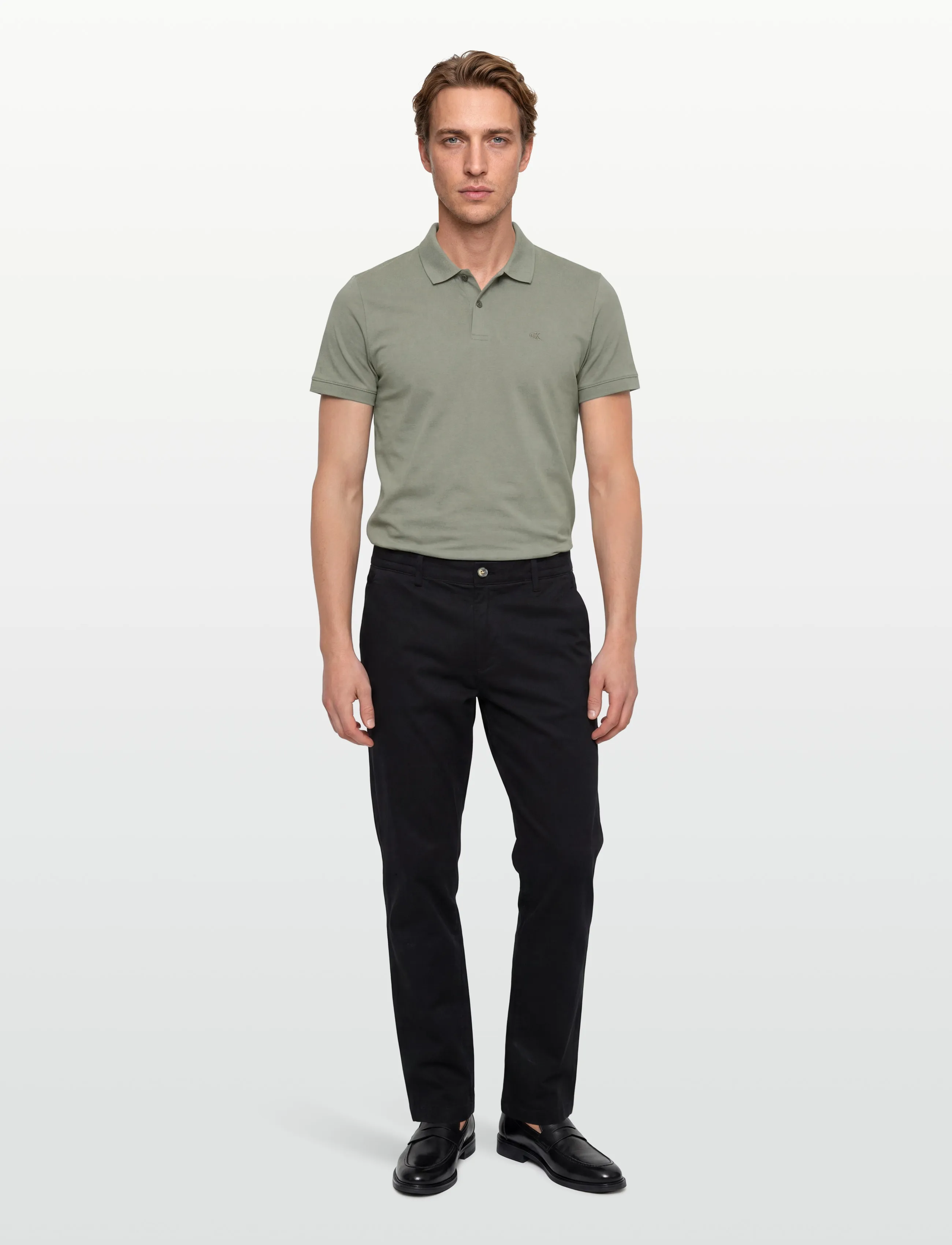 Ss Slim Refined Pique Polo