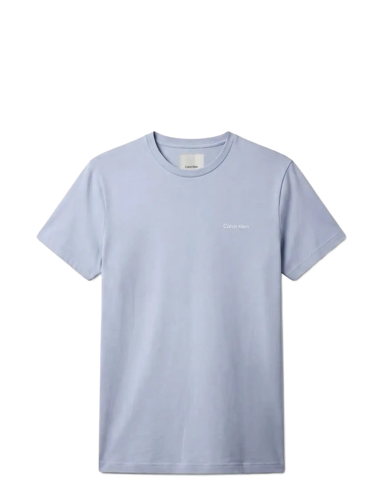 Calvin Klein - SS MICRO LOGO CREWNECK TEE - kurzärmelige t-shirts - ashley blue - 1