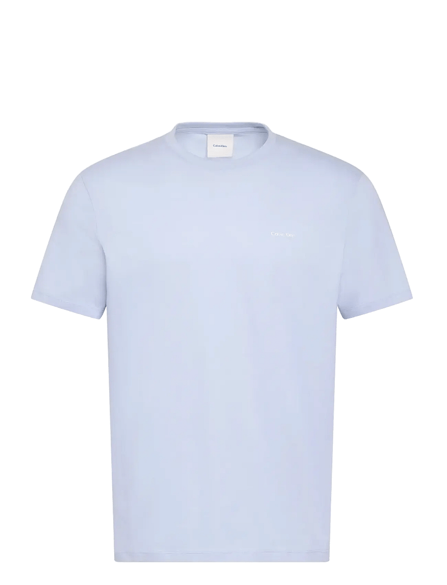 Calvin Klein - SS MICRO LOGO CREWNECK TEE - lühikeste varrukatega t-särgid - breezy blue - 1