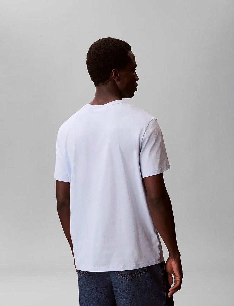 Calvin Klein - SS MICRO LOGO CREWNECK TEE - lühikeste varrukatega t-särgid - breezy blue - 2