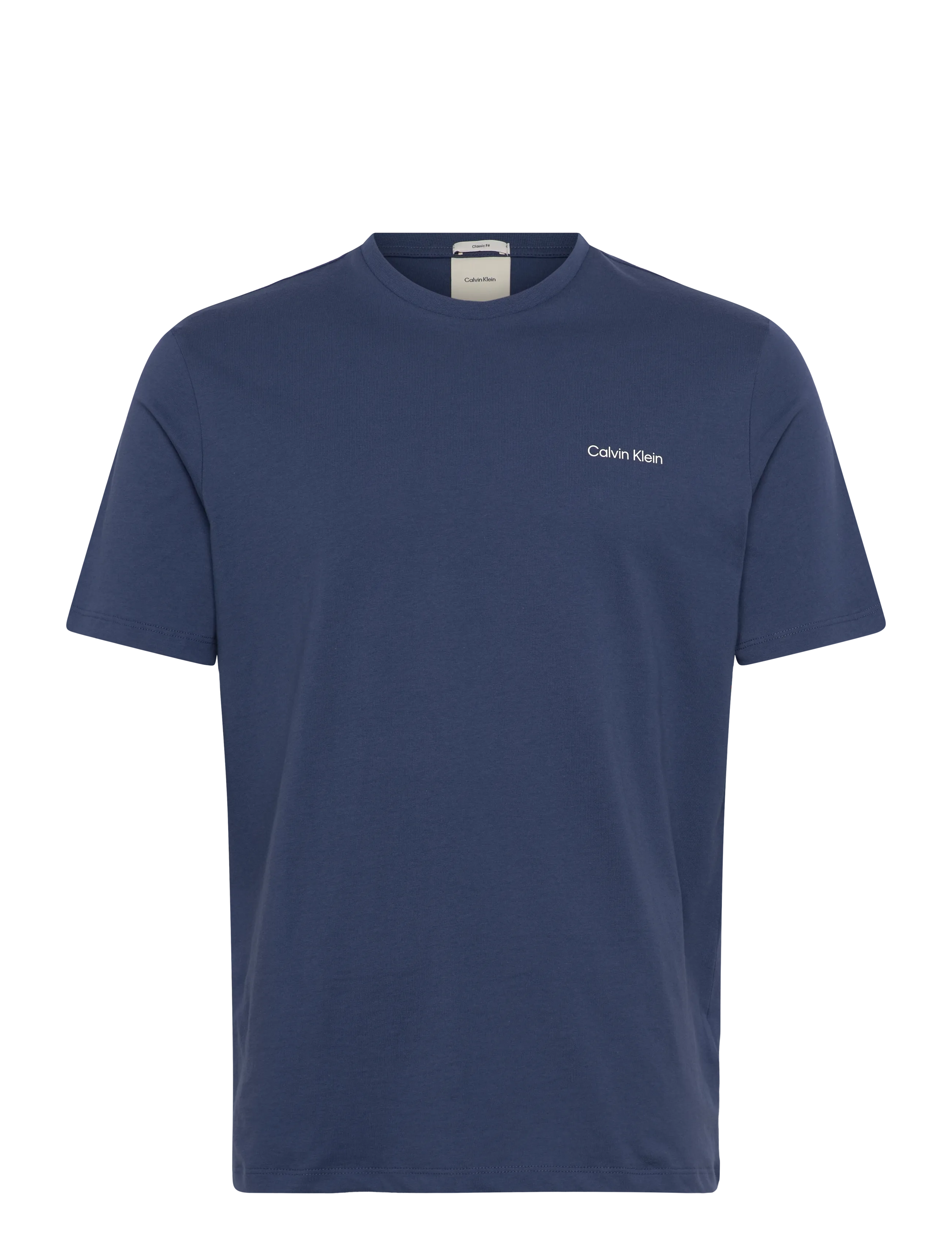 Calvin Klein SS MICRO LOGO CREWNECK TEE - Kleidung - DARK DENIM / navy