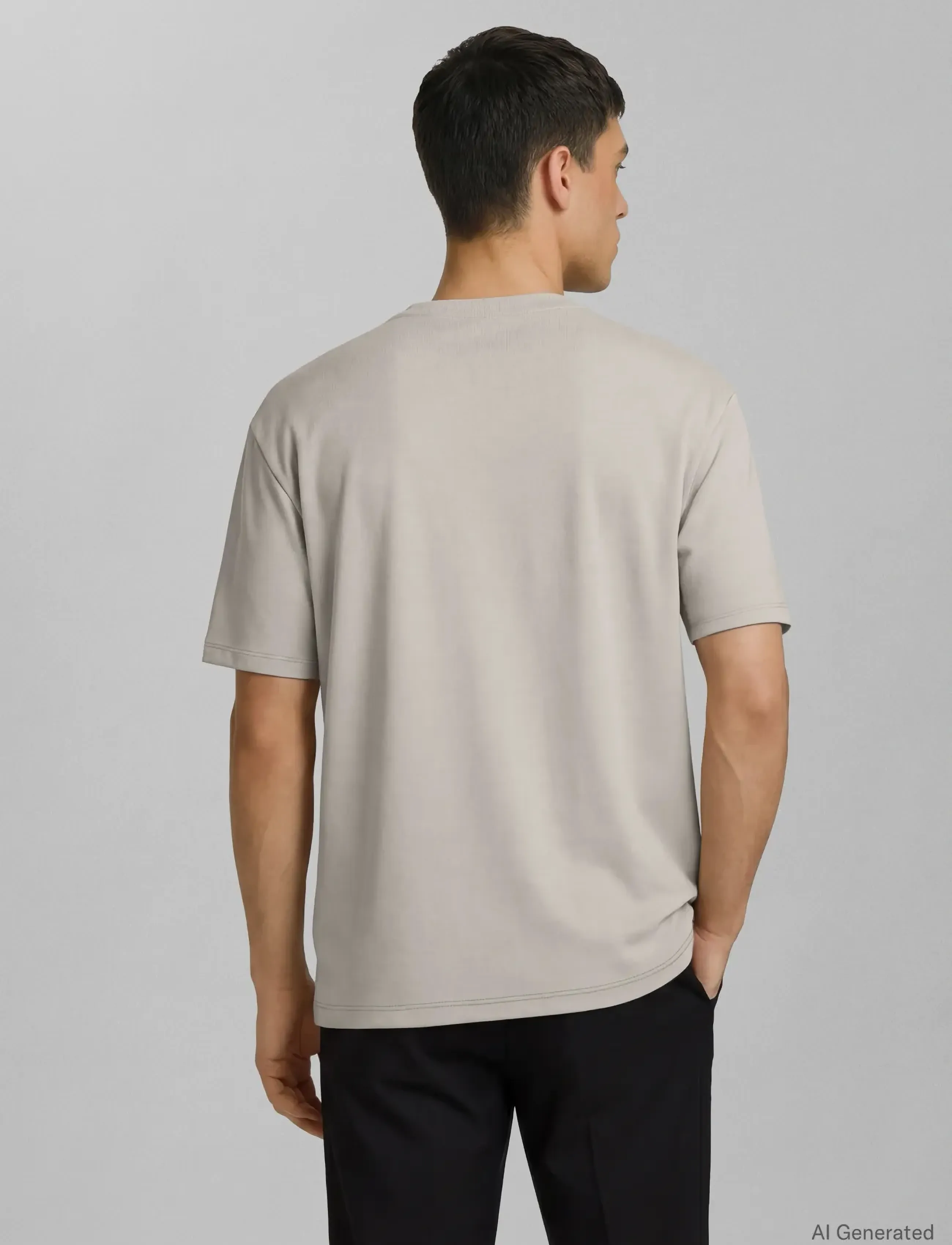 Calvin Klein - SS MICRO LOGO CREWNECK TEE - short-sleeved t-shirts - moonstruck - 2
