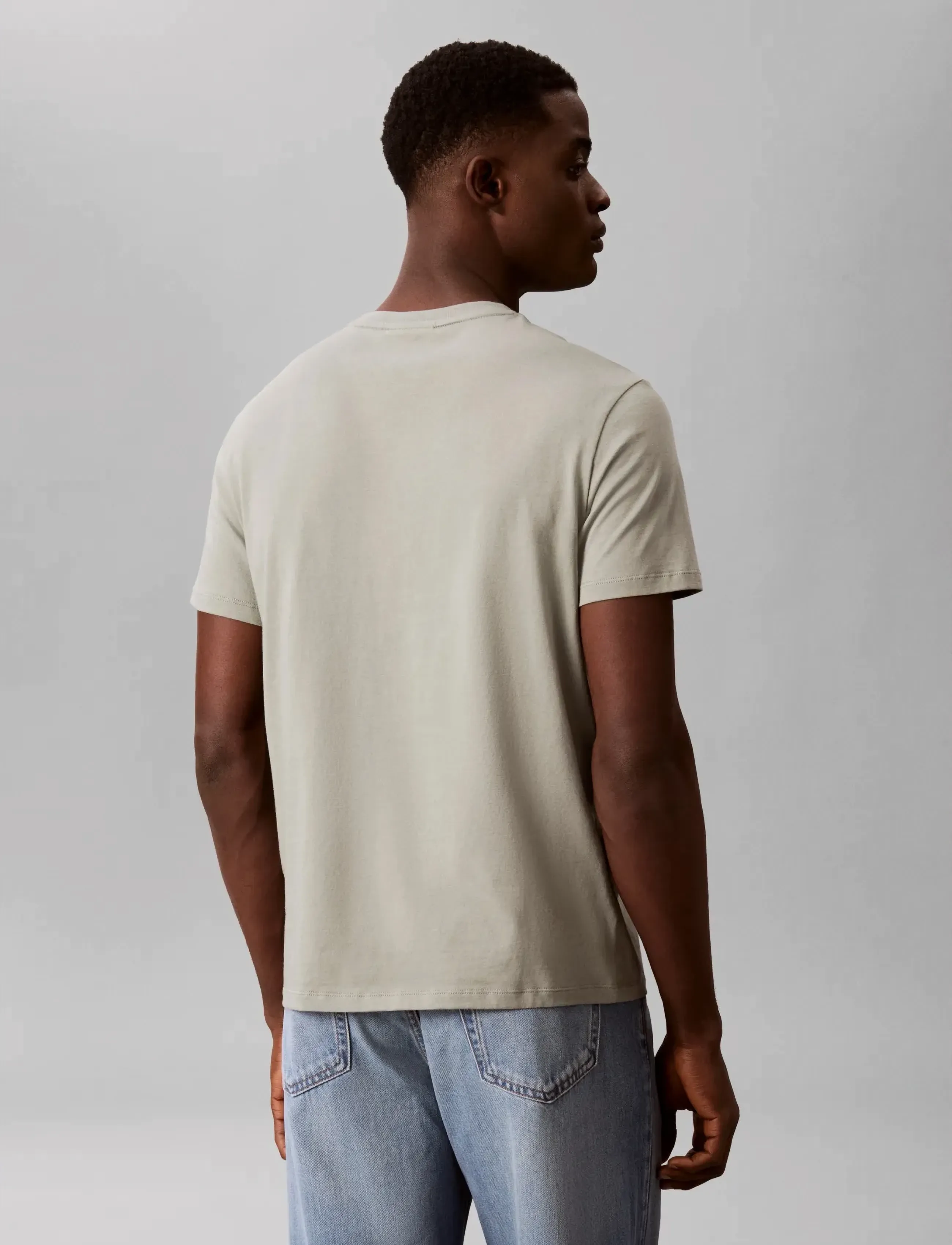 Calvin Klein - SS MICRO LOGO TEE - t-krekli ar īsām piedurknēm - shadow - 3