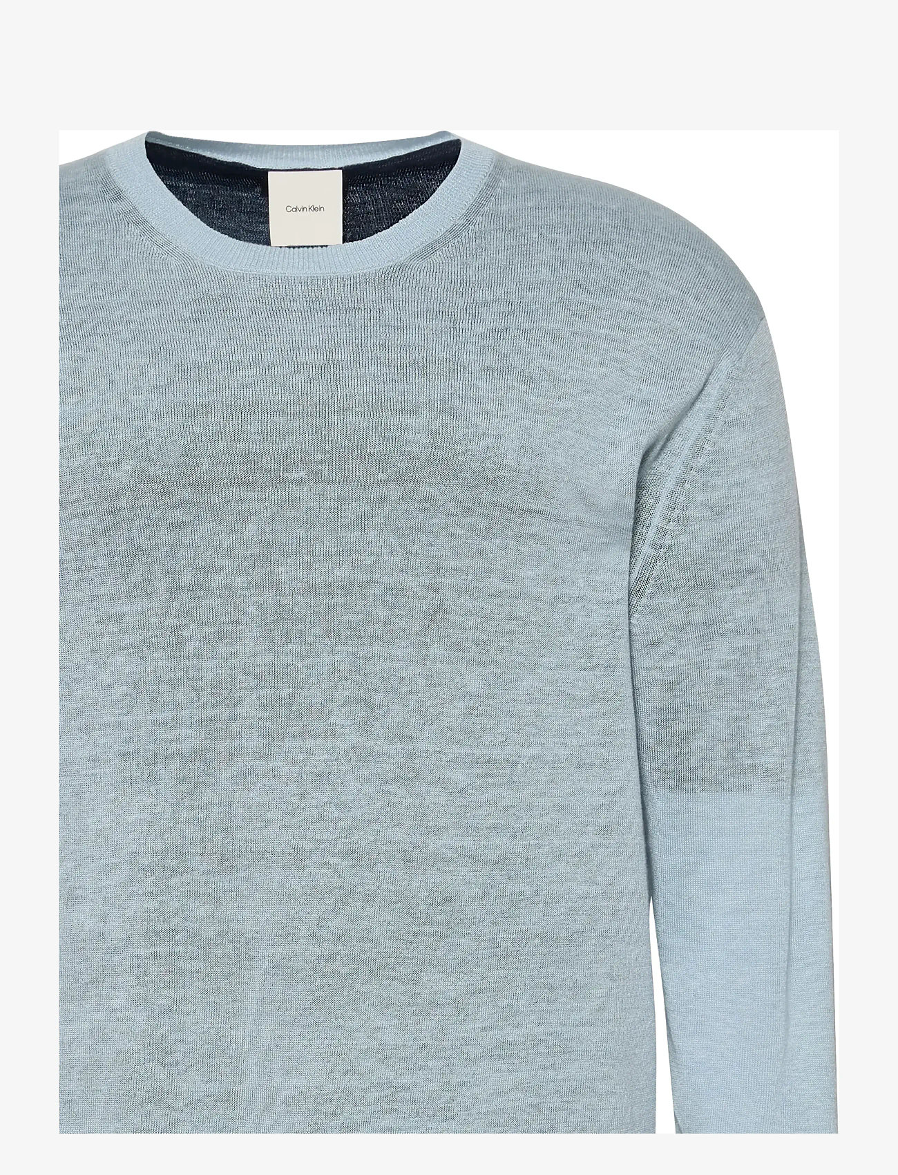Calvin Klein - LS DOUBLE LAYER ARCHIVE LINEN SW - herbstliche kleidung - peace blue - 2