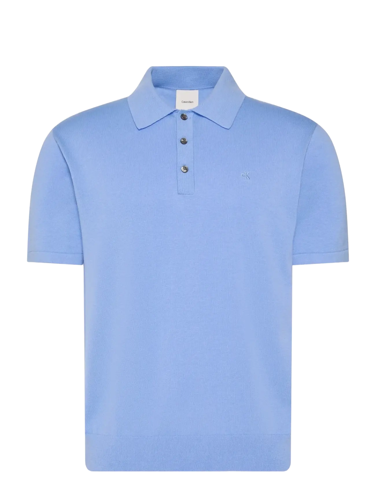 Calvin Klein SS SUPIMA COTTON POLO 14GG - Trøjer - BLUE DESCENT / blue