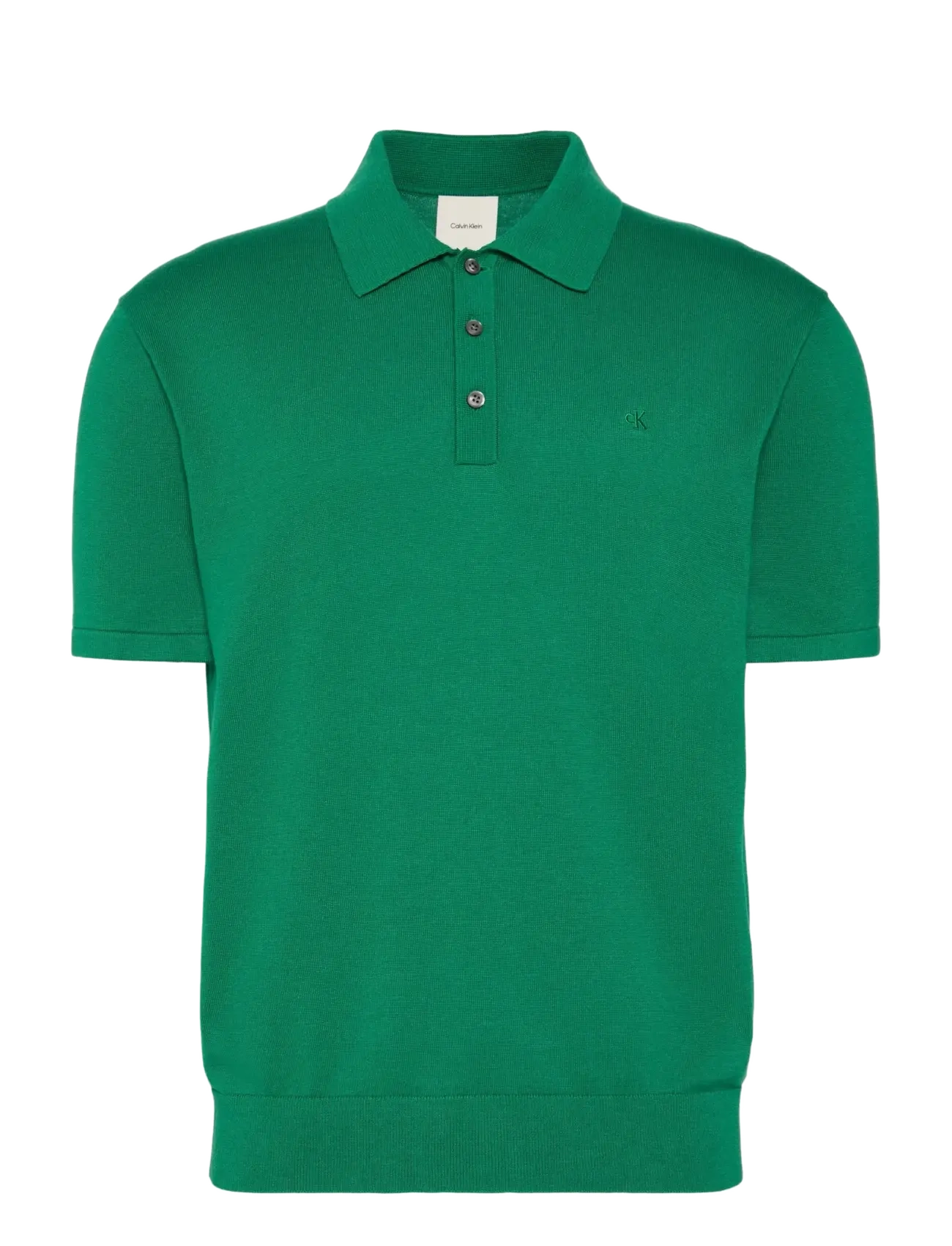 Calvin Klein - SS SUPIMA COTTON POLO 14GG - polostrik - enchanted forest - 1