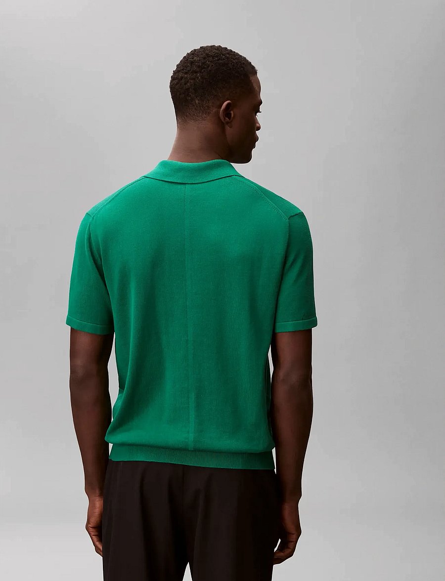 Calvin Klein - SS SUPIMA COTTON POLO 14GG - polostrik - enchanted forest - 2