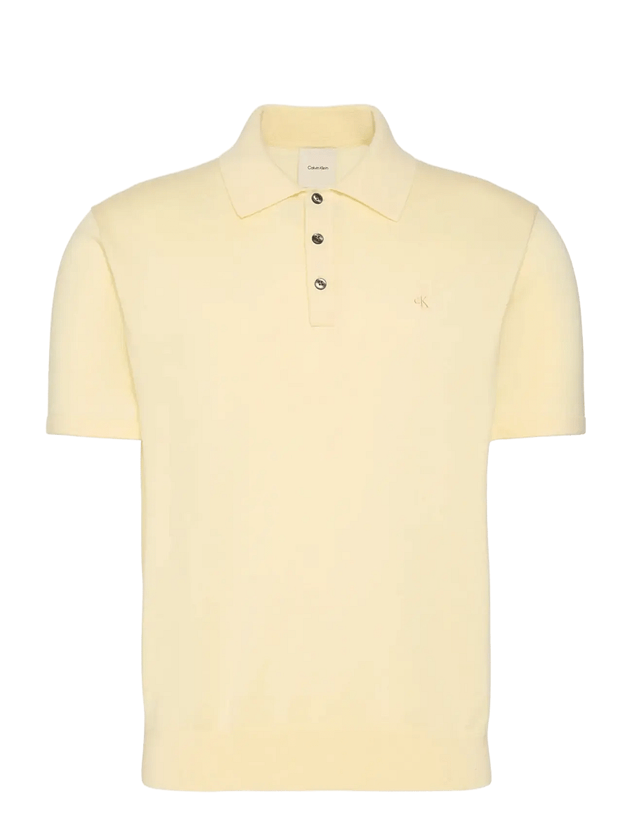 Calvin Klein - SS SUPIMA COTTON POLO 14GG - polostrik - pear sorbet - 1