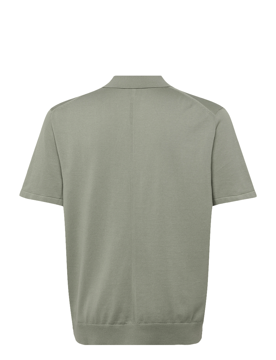 Calvin Klein - SS SUPIMA COTTON POLO 14GG - polostrik - shadow - 1