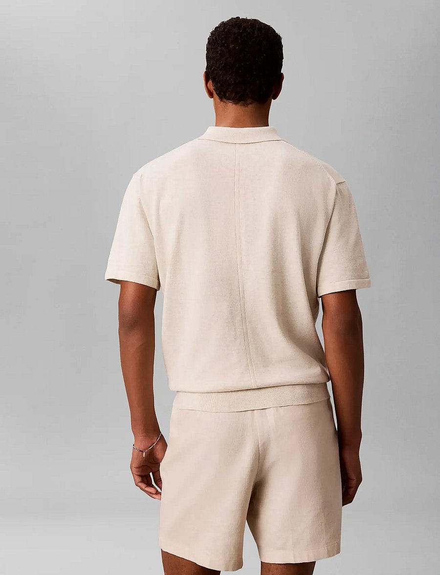 Calvin Klein - SS SUPIMA COTTON POLO 14GG - polostrik - snow heather - 2