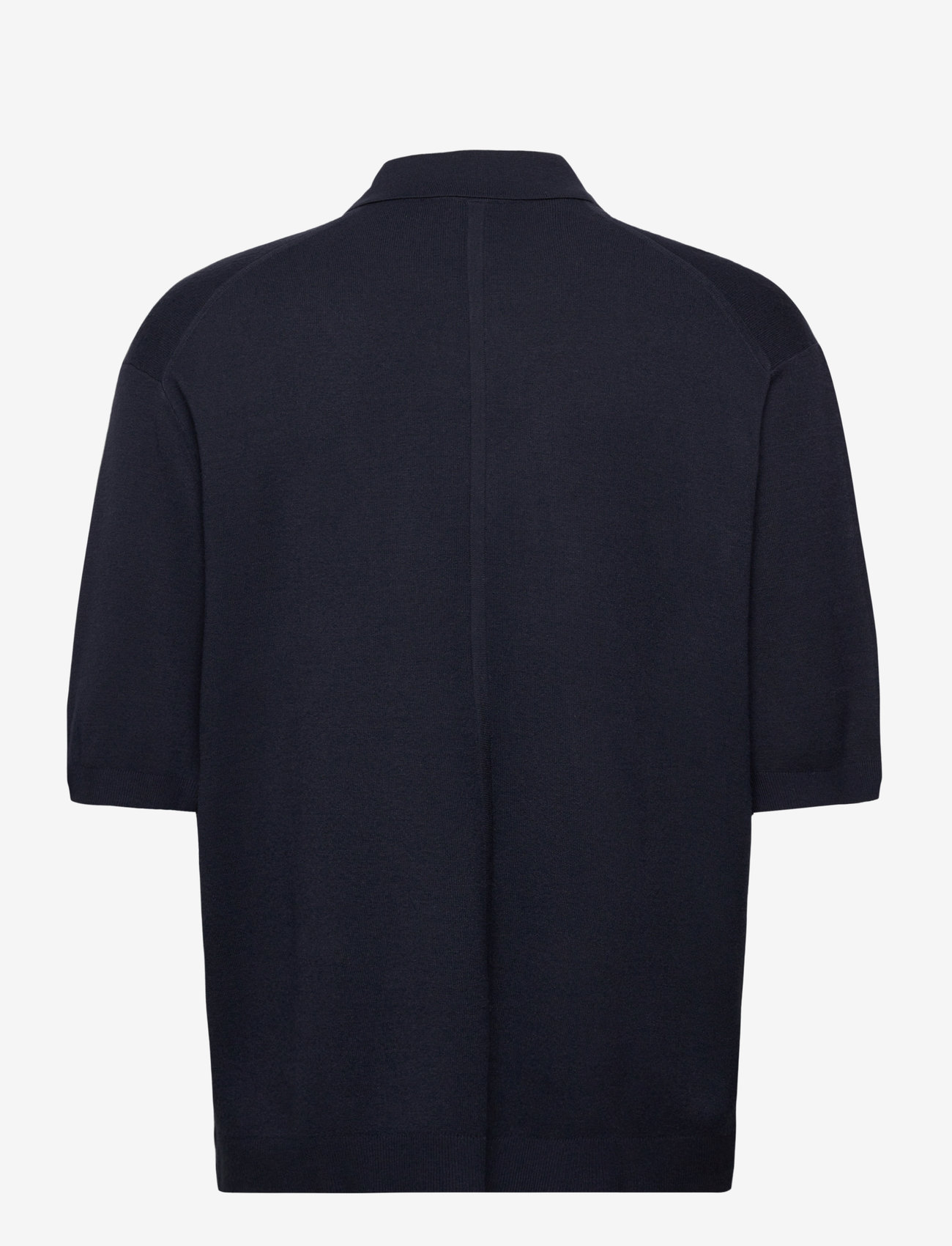 Calvin Klein - SS SNOWY TECH KNIT BOXY POLO SWE - lühikeste varrukatega polod - night sky - 2