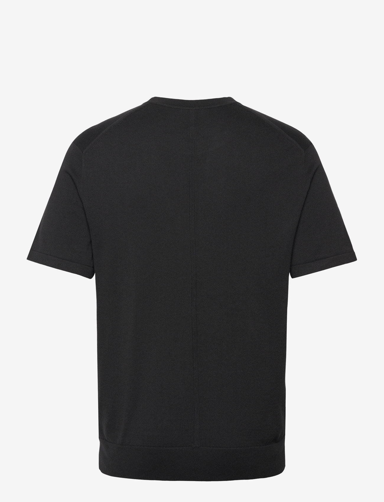 Calvin Klein - SS SUPIMA COTTON CREW 14GG - kortærmede t-shirts - black - 2