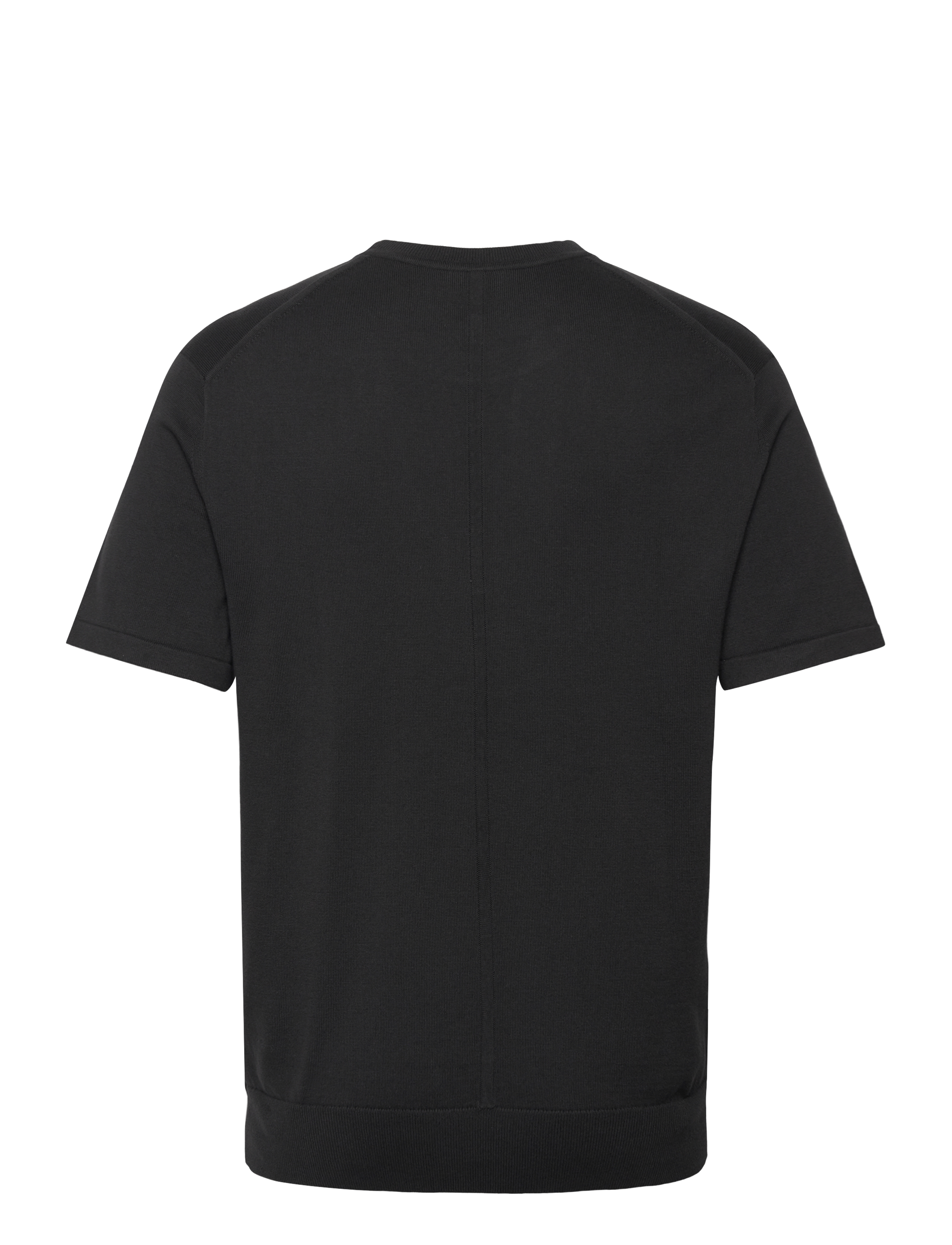 Calvin Klein - SS SUPIMA COTTON CREW 14GG - kortermede t-skjorter - black - 2
