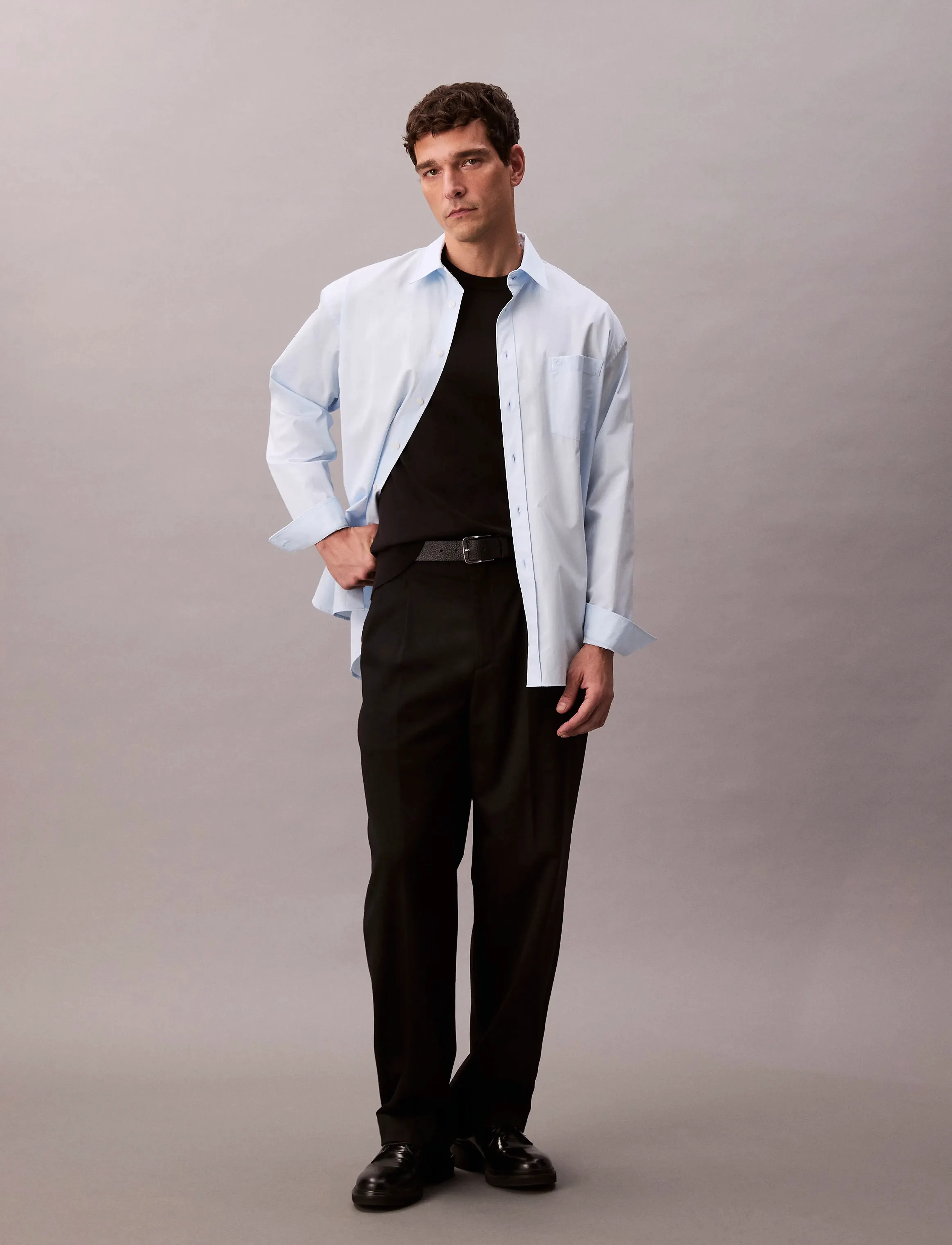 Calvin Klein - SS SUPIMA COTTON CREW 14GG - kortermede t-skjorter - black - 4