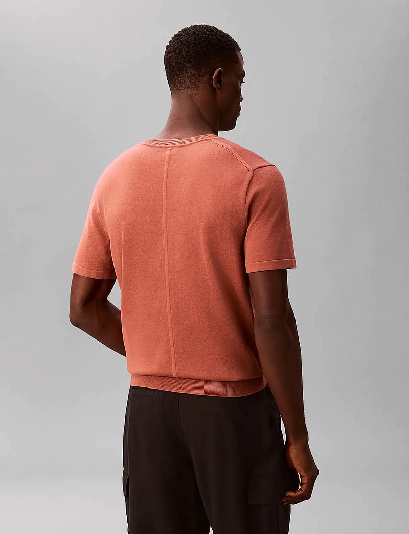 Calvin Klein - SS SUPIMA COTTON CREW 14GG - kortärmade t-shirts - faded flower - 2