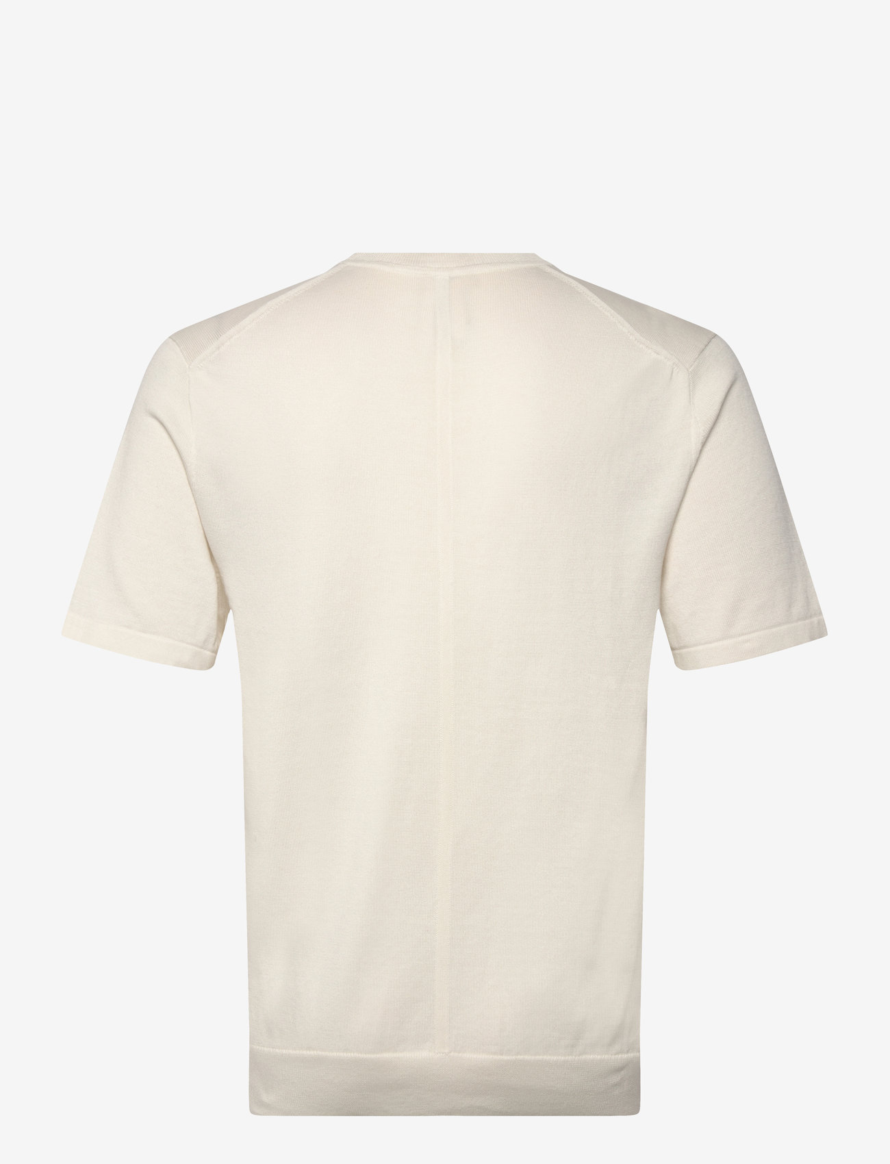 Calvin Klein - SS SUPIMA COTTON CREW 14GG - kortärmade t-shirts - tofu - 2