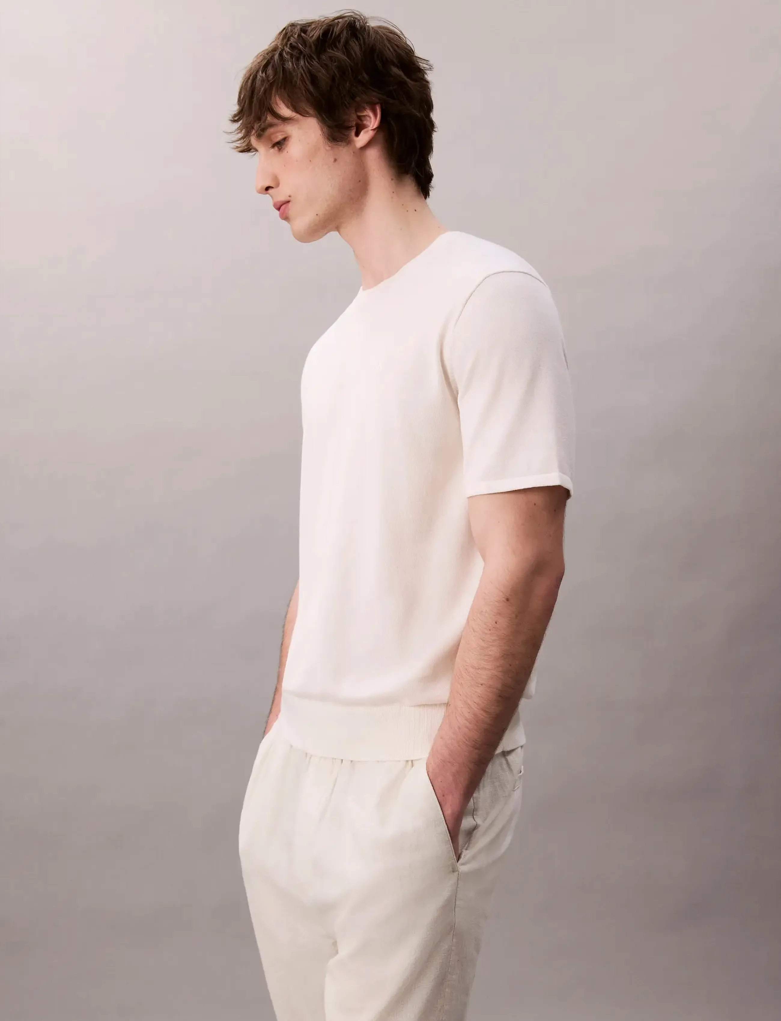 Calvin Klein Ss Supima Cotton Crew 14Gg t-shirts - bas herr – bild 5