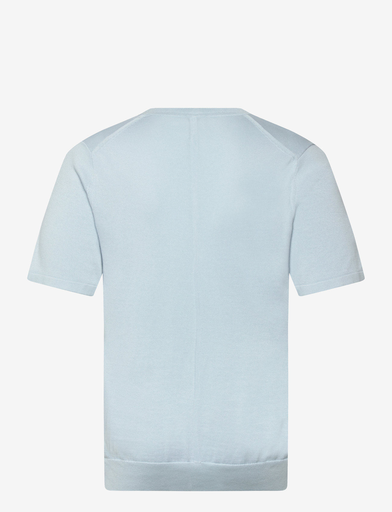 Calvin Klein - SS SUPIMA COTTON CREW 14GG - kortærmede t-shirts - winter sky - 2