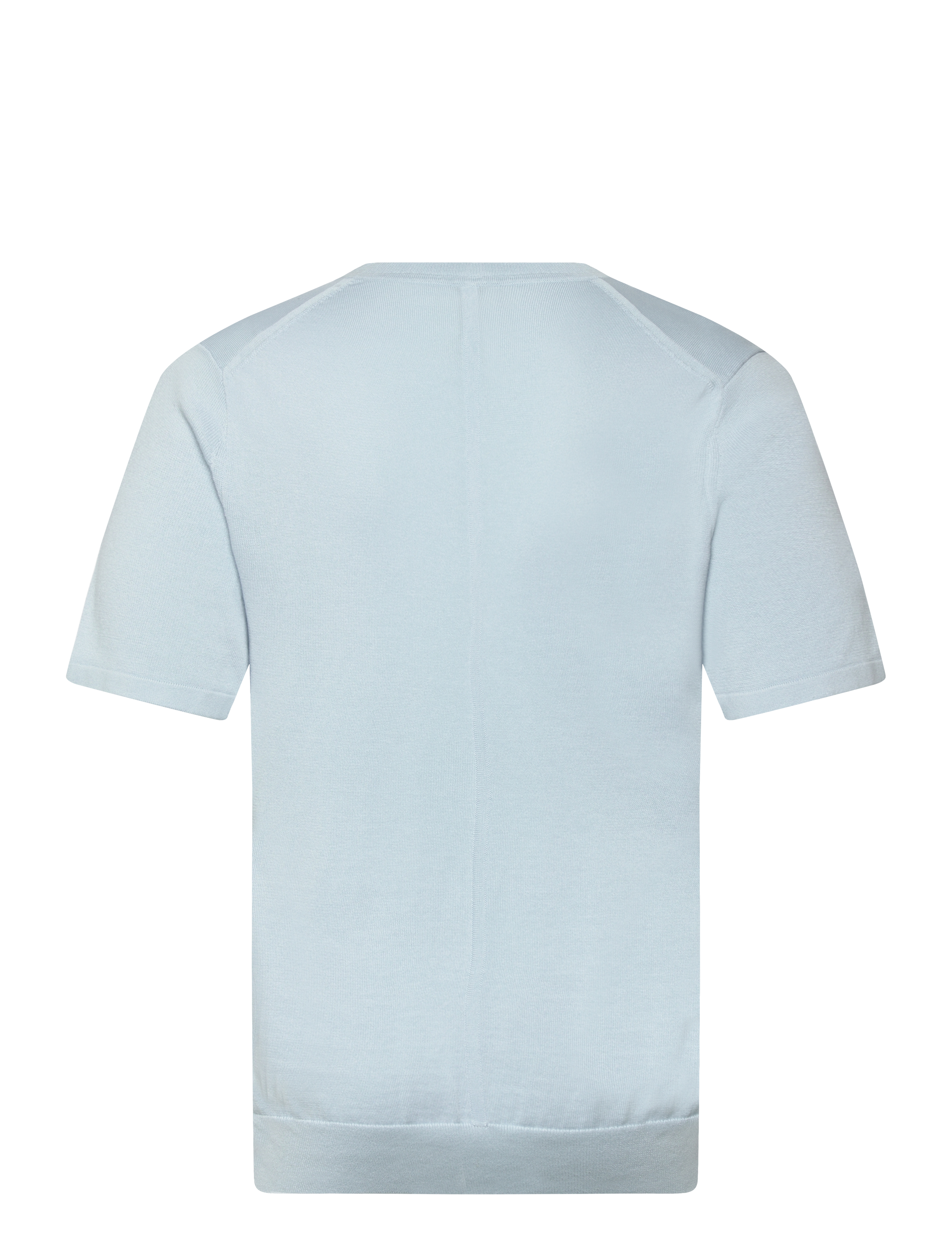 Calvin Klein - SS SUPIMA COTTON CREW 14GG - short-sleeved t-shirts - winter sky - 2