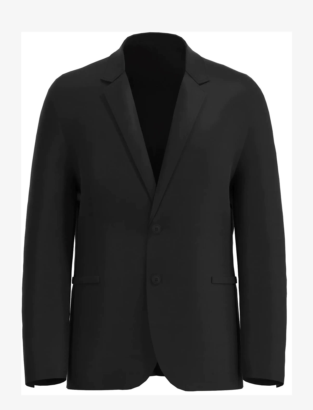 Calvin Klein - LS TECH CLASSIC BLAZER - enkeltradede blazere - black - 1