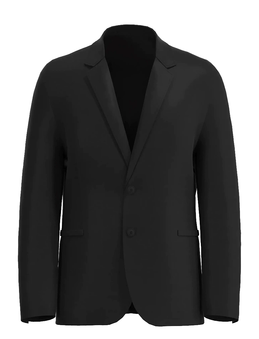 Calvin Klein - LS TECH CLASSIC BLAZER - einhnepptir blazerar - black - 1