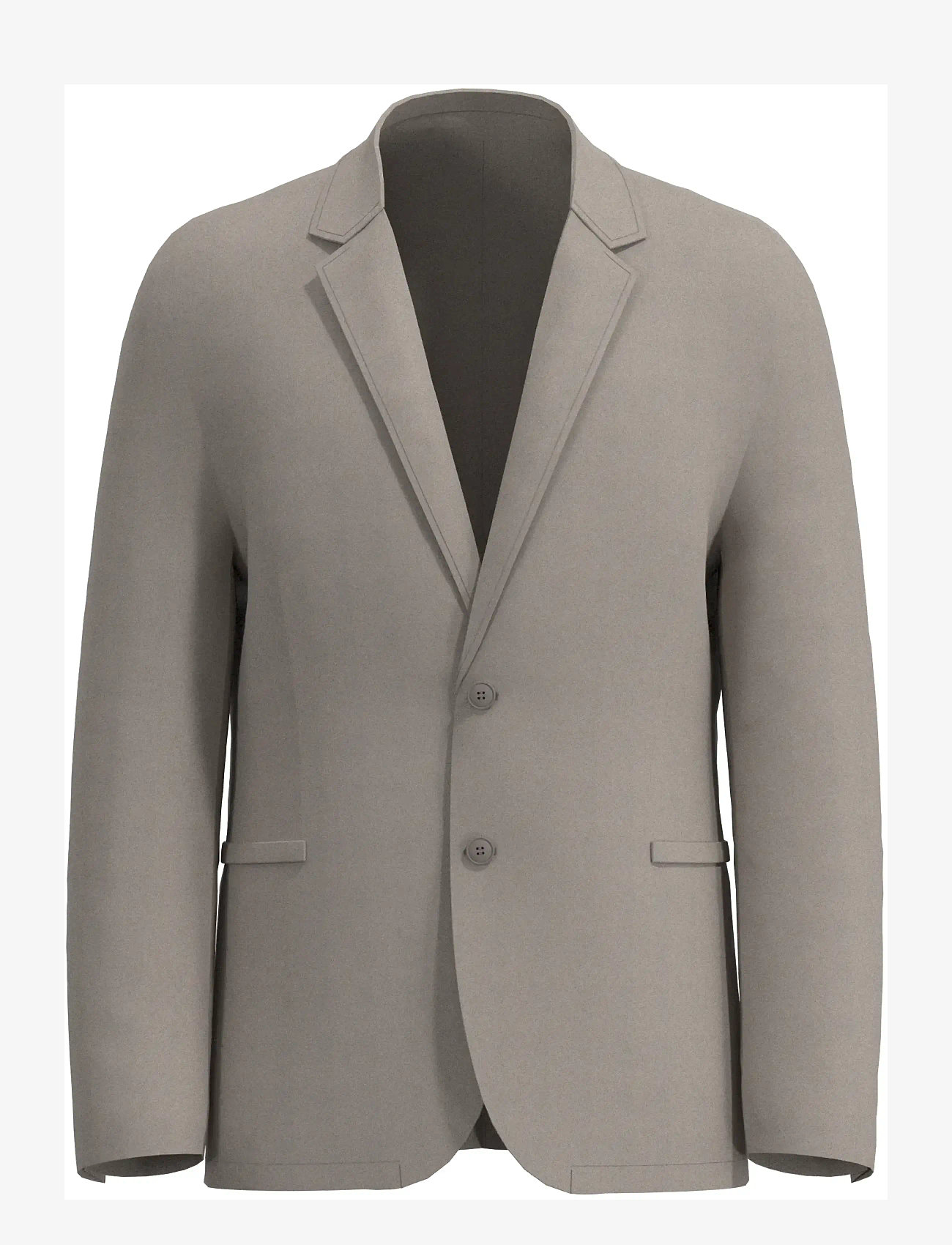 Calvin Klein - LS TECH CLASSIC BLAZER - enkelknäppta kavajer - mourning dove - 1