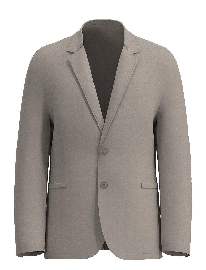 Calvin Klein - LS TECH CLASSIC BLAZER - enkelknäppta kavajer - mourning dove - 1