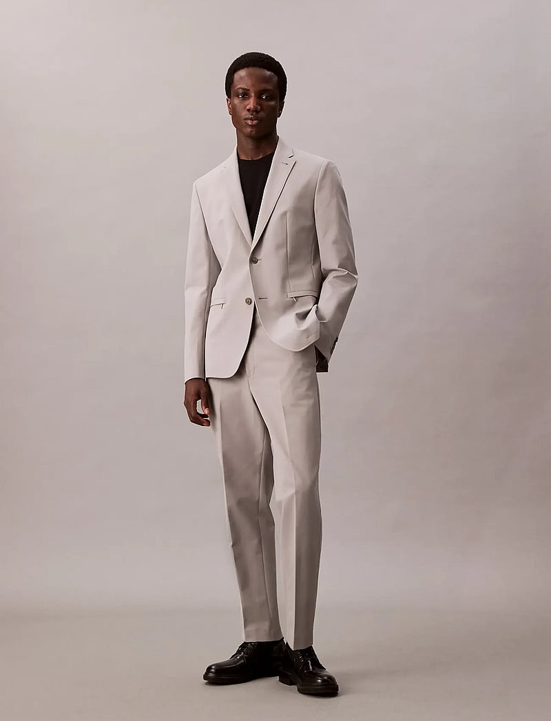 Calvin Klein - LS TECH CLASSIC BLAZER - enkelknäppta kavajer - mourning dove - 3