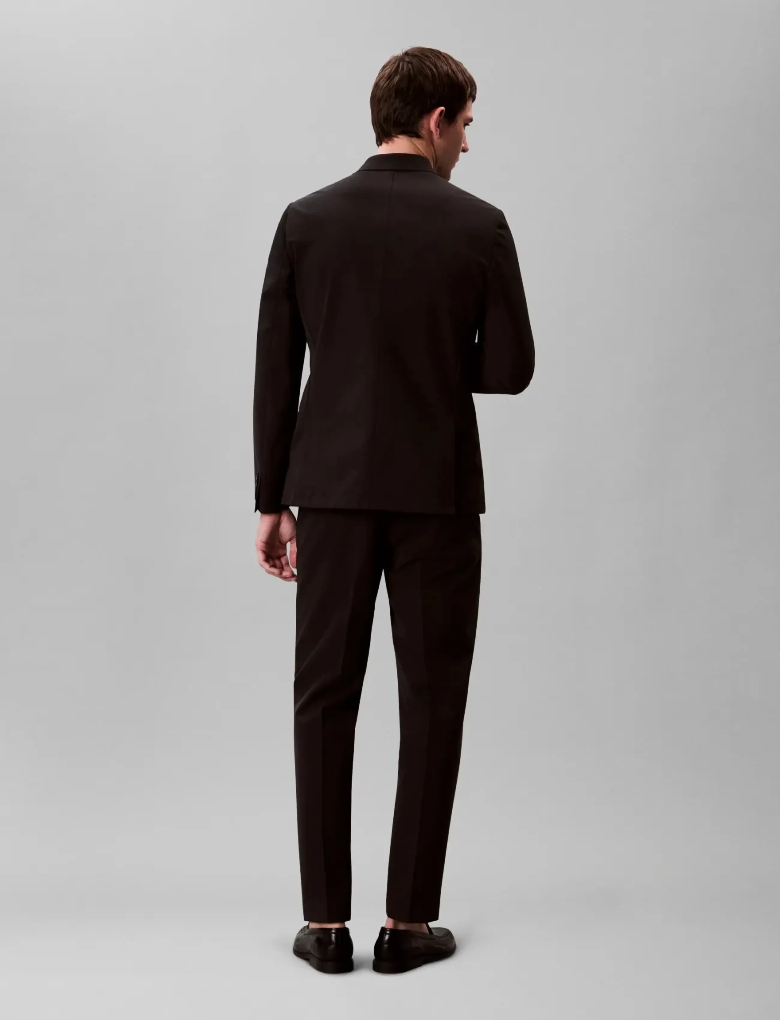 Calvin Klein - TECH HALF ELASTIC TROUSER - dressbukser - black - 5